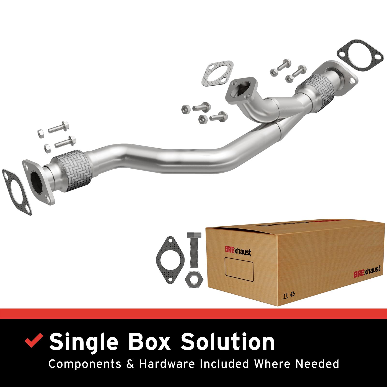 BRExhaust Direct-Fit Front Pipe Kits for 2004 MALIBU - 107-0080 Kit thumbnail 5