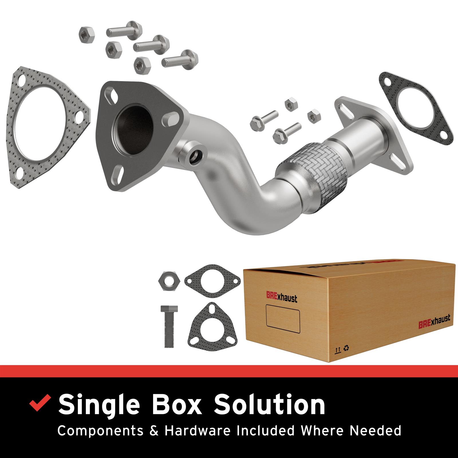 BRExhaust Direct-Fit Front Pipe Kits for 2006-2007 G6, 2004-2008 MALIBU - 107-0081 Kit thumbnail 5