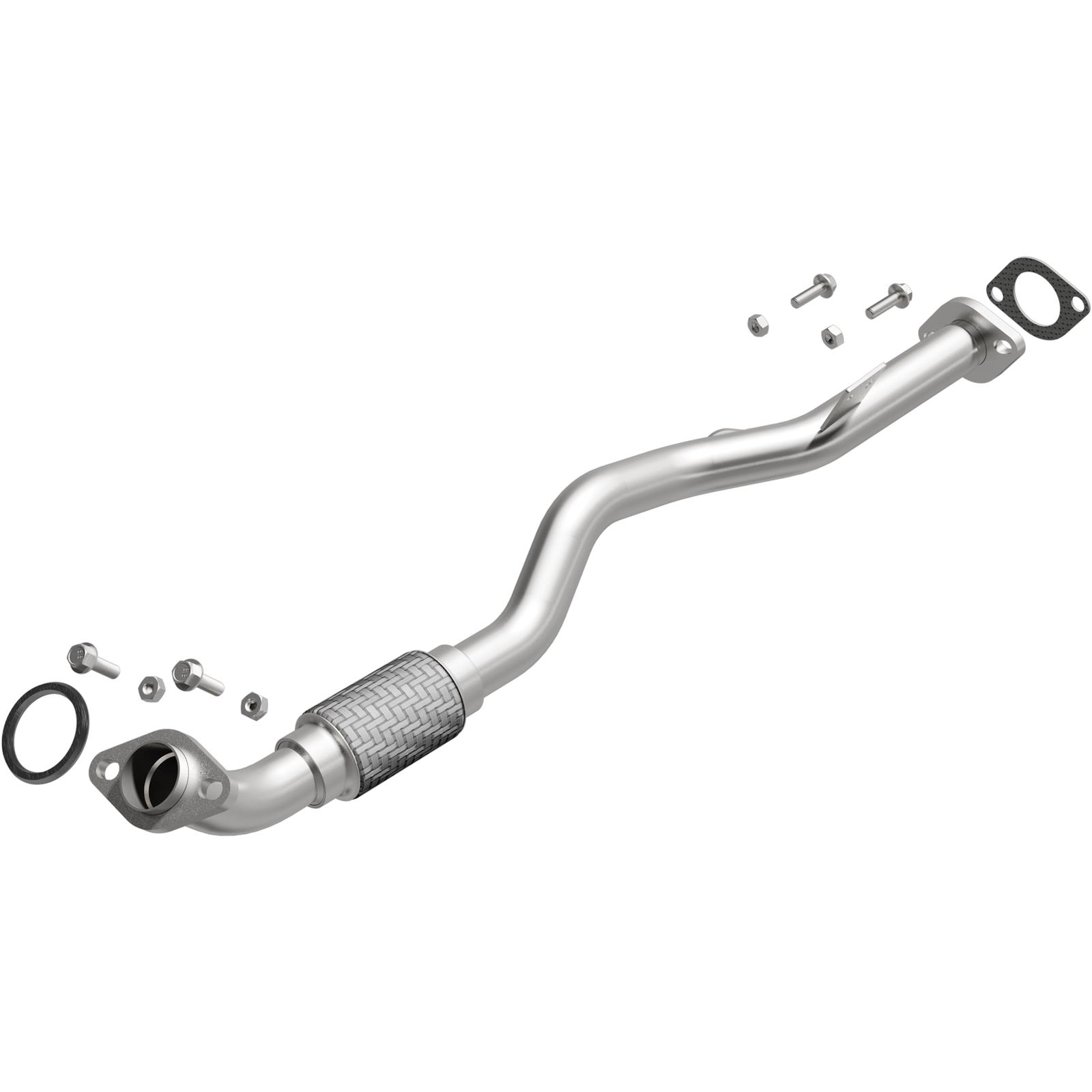 BRExhaust Direct-Fit Intermediate Pipes for 1993-1995 COROLLA, PRIZM - 107-0085 Exhaust Pipes, Pipes, Stainless Steel, Natural, 1.750 in. O.D., Geo, Toyota, Each