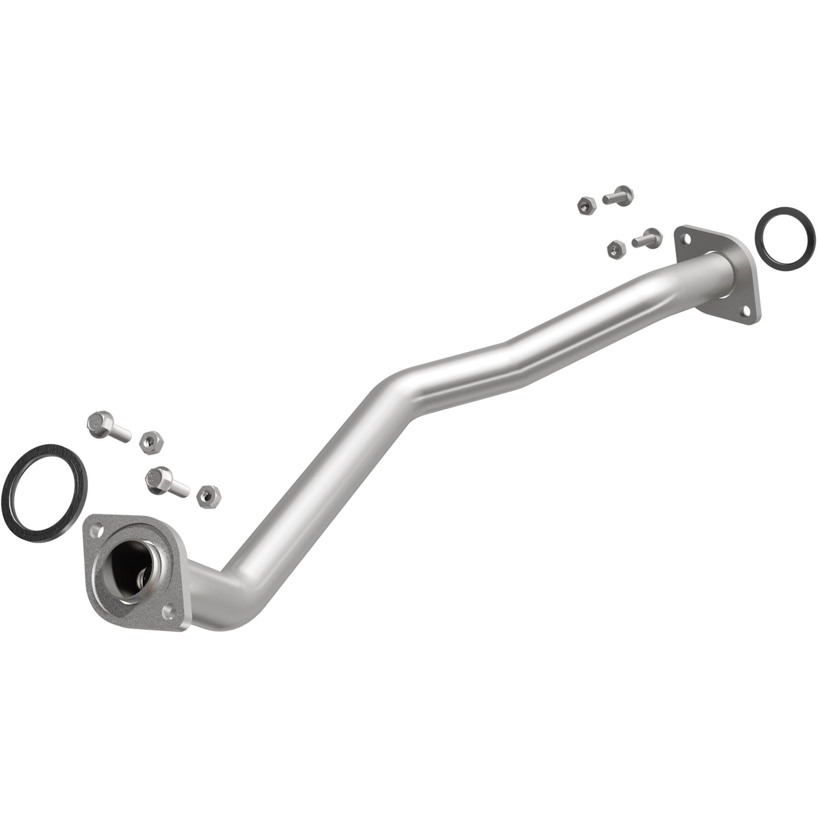 BRExhaust Direct-Fit Intermediate Pipes for 2004-2007 HIGHLANDER, 2004-2006 RX330 - 107-0106 Exhaust Pipes, Pipes, Stainless Steel, Natural, 1.750 in. O.D., Lexus, Toyota, Each