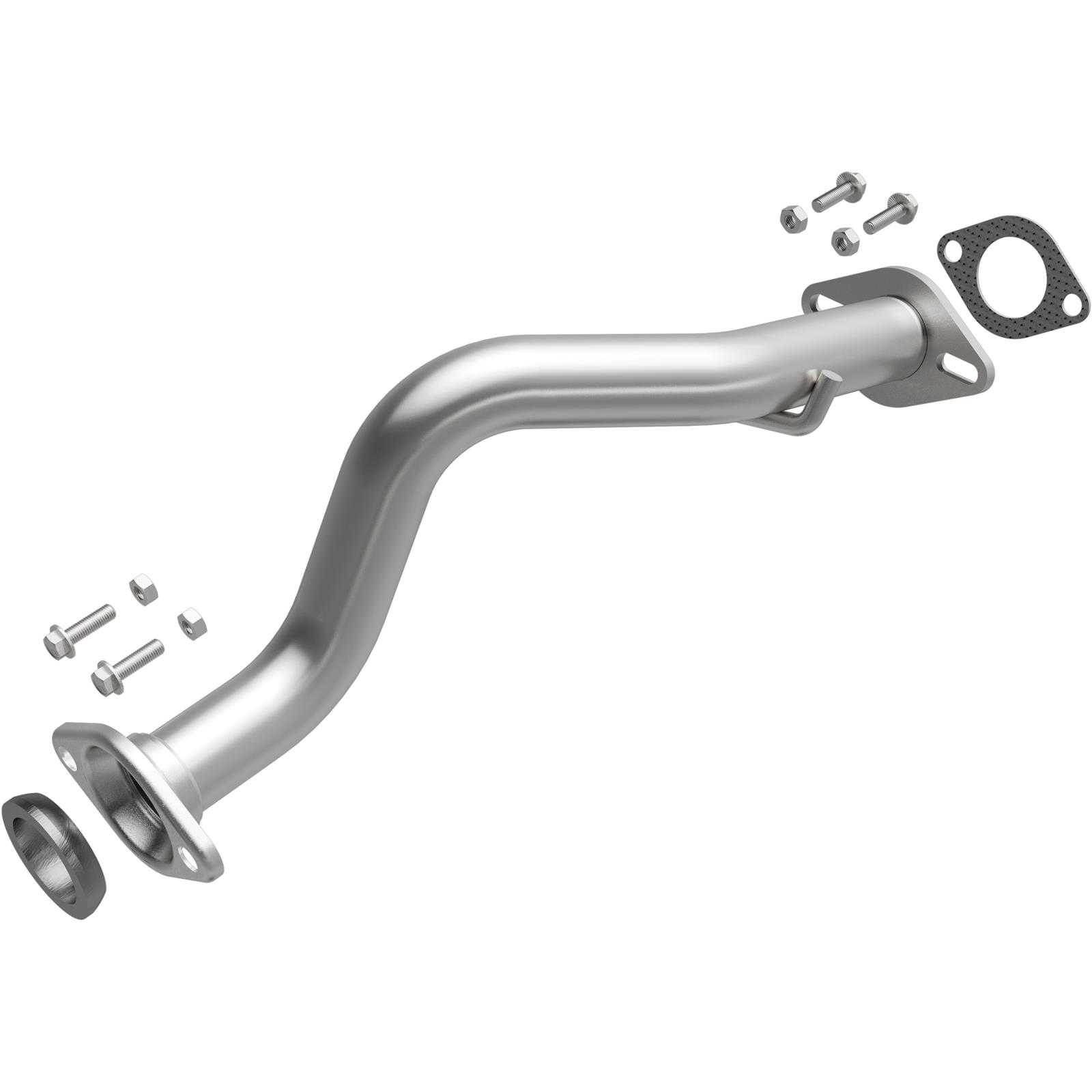 BRExhaust Direct-Fit Intermediate Pipes for 2006-2012 ECLIPSE, 2004-2012 GALANT - 107-0108 Exhaust Pipes, Pipes, Stainless Steel, Natural, 2.000 in. O.D., Mitsubishi, Each