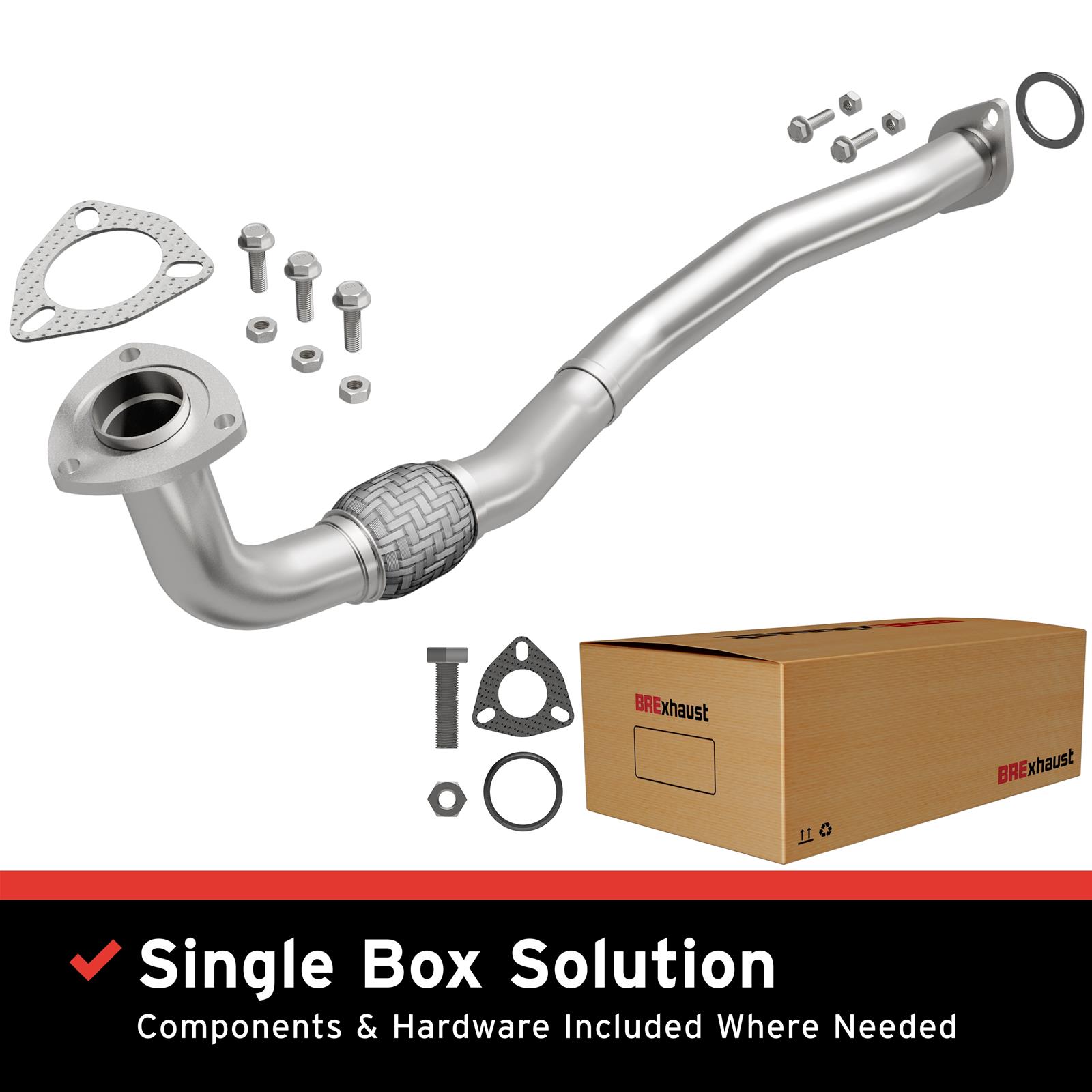 BRExhaust Direct-Fit Front Pipe Kits for 1996-1997 RAV4 - 107-0112 Kit thumbnail 5