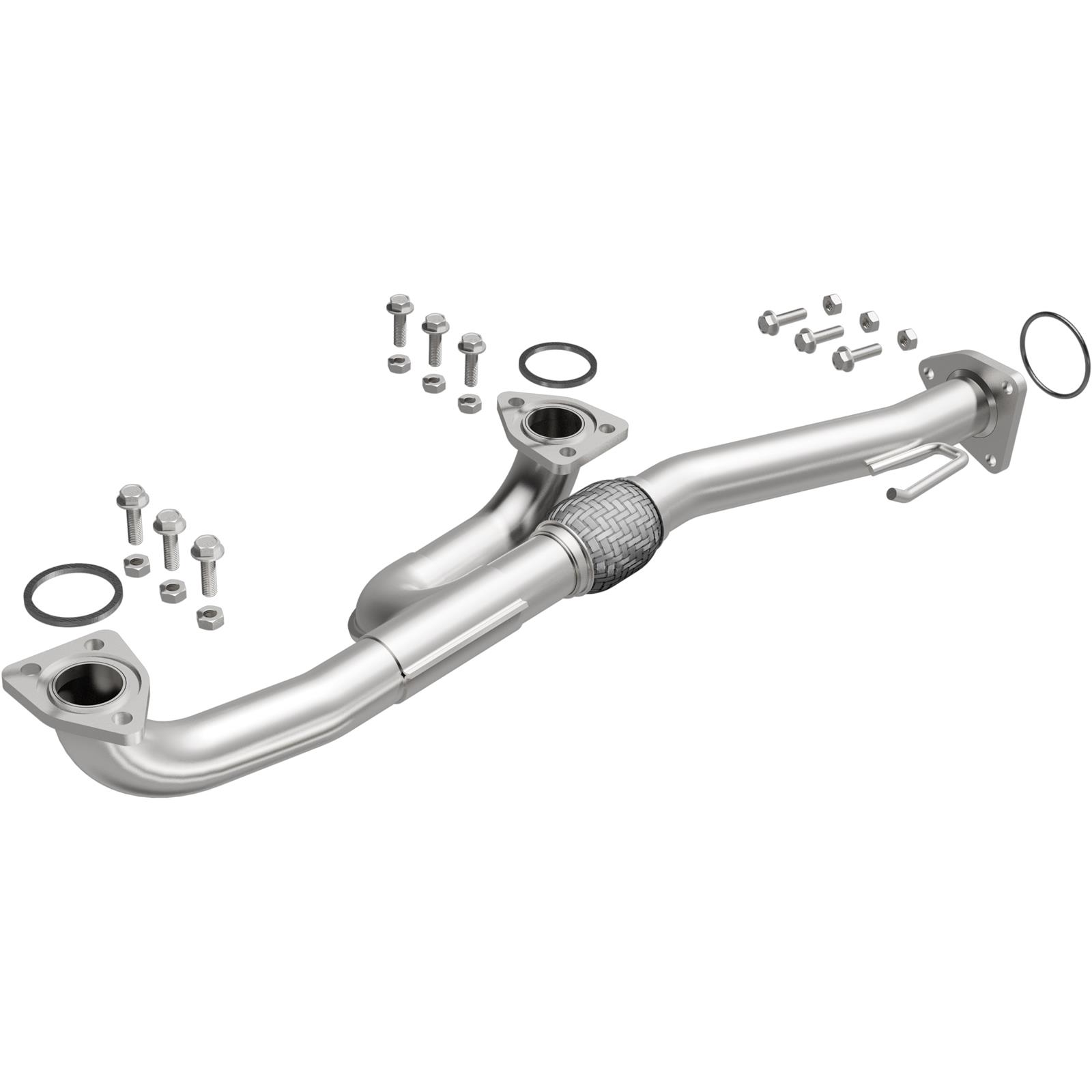BRExhaust Direct-Fit Intermediate Pipes for 2003-2007 ACCORD, 2004-2008 TL - 107-0113 Exhaust Pipes, Pipes, Stainless Steel, Natural, 2.000 in. O.D., use on Acura®, use on Honda®, Each