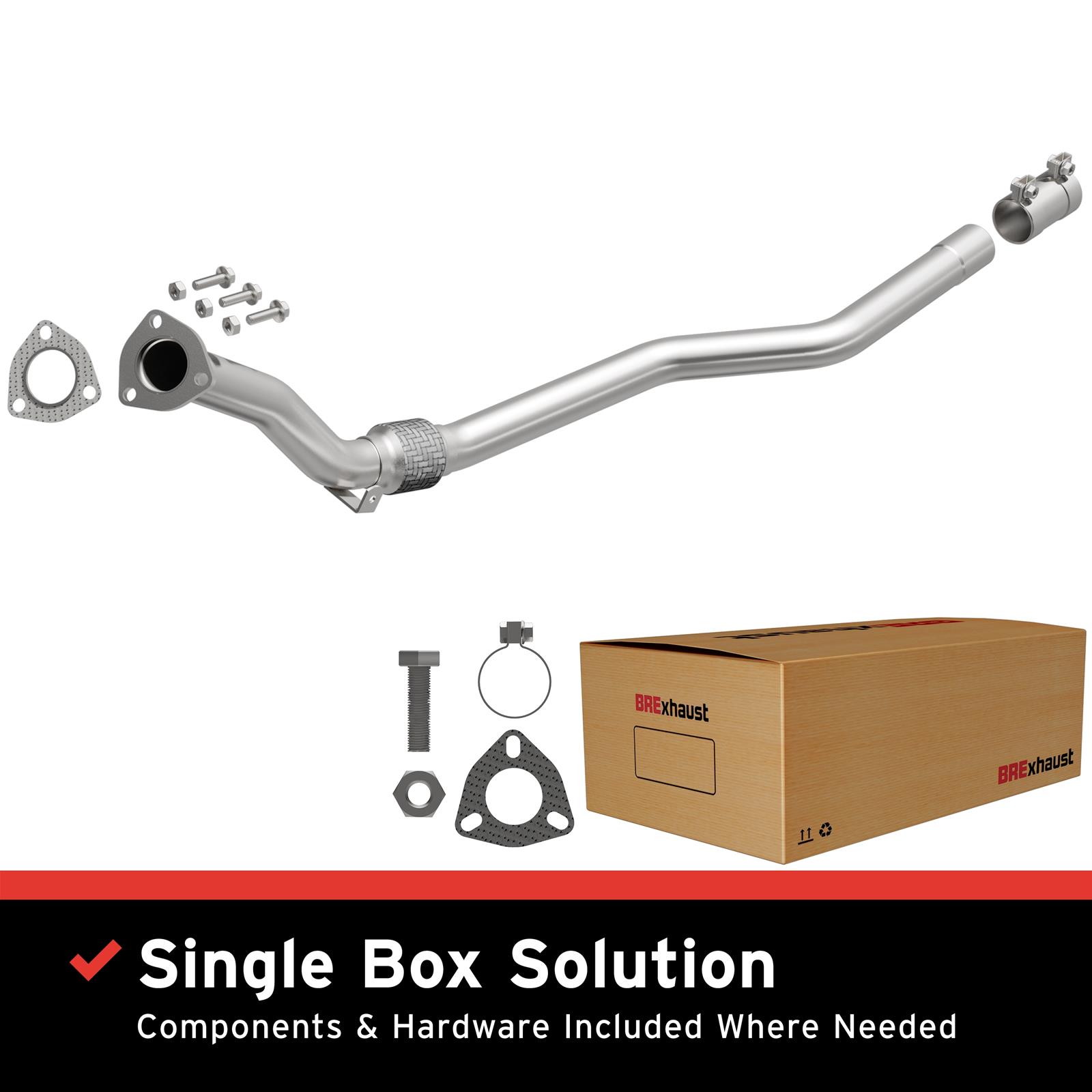 BRExhaust Direct-Fit Front Pipe Kits for 1997-2001 A4, 1998-2005 PASSAT - 107-0114 Kit thumbnail 5