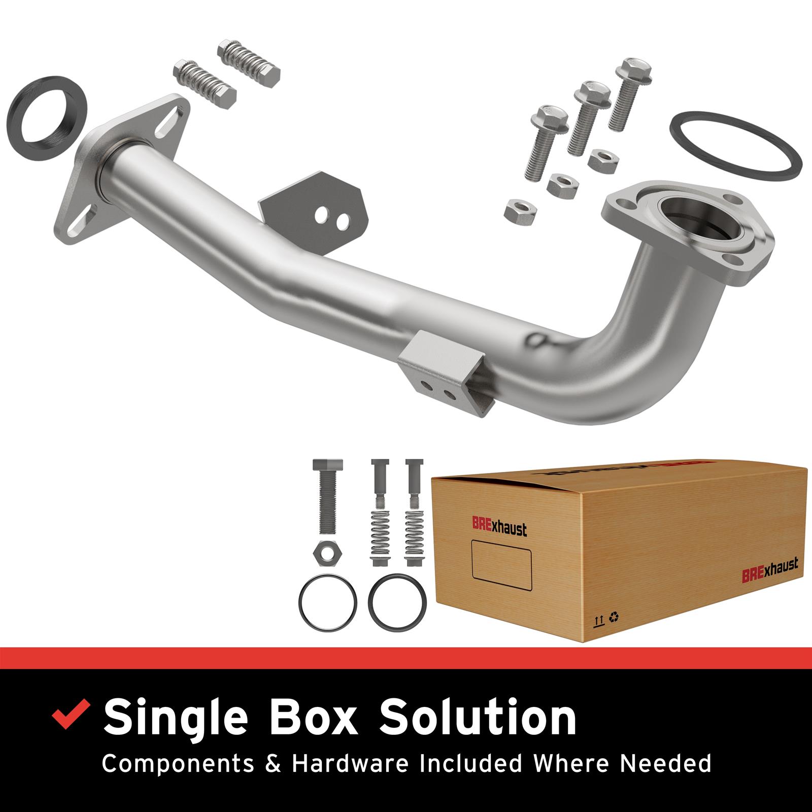 BRExhaust Direct-Fit Front Pipe Kits for 1988-1995 CIVIC, 1993-1995 CIVIC DEL SOL, 1988-1991 CRX - 107-0119 Kit thumbnail 5