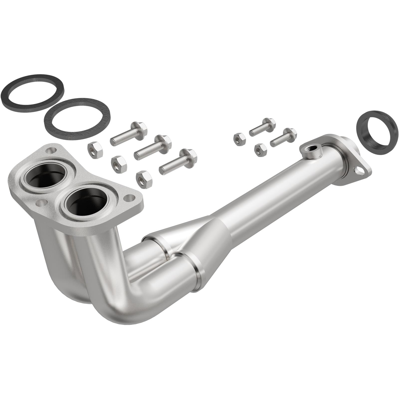 BRExhaust Direct-Fit Intermediate Pipes for 1994-2001 INTEGRA - 107-0137 Exhaust Pipes, Pipes, Stainless Steel, Natural, 2.000 in. O.D., use on Acura®, Each
