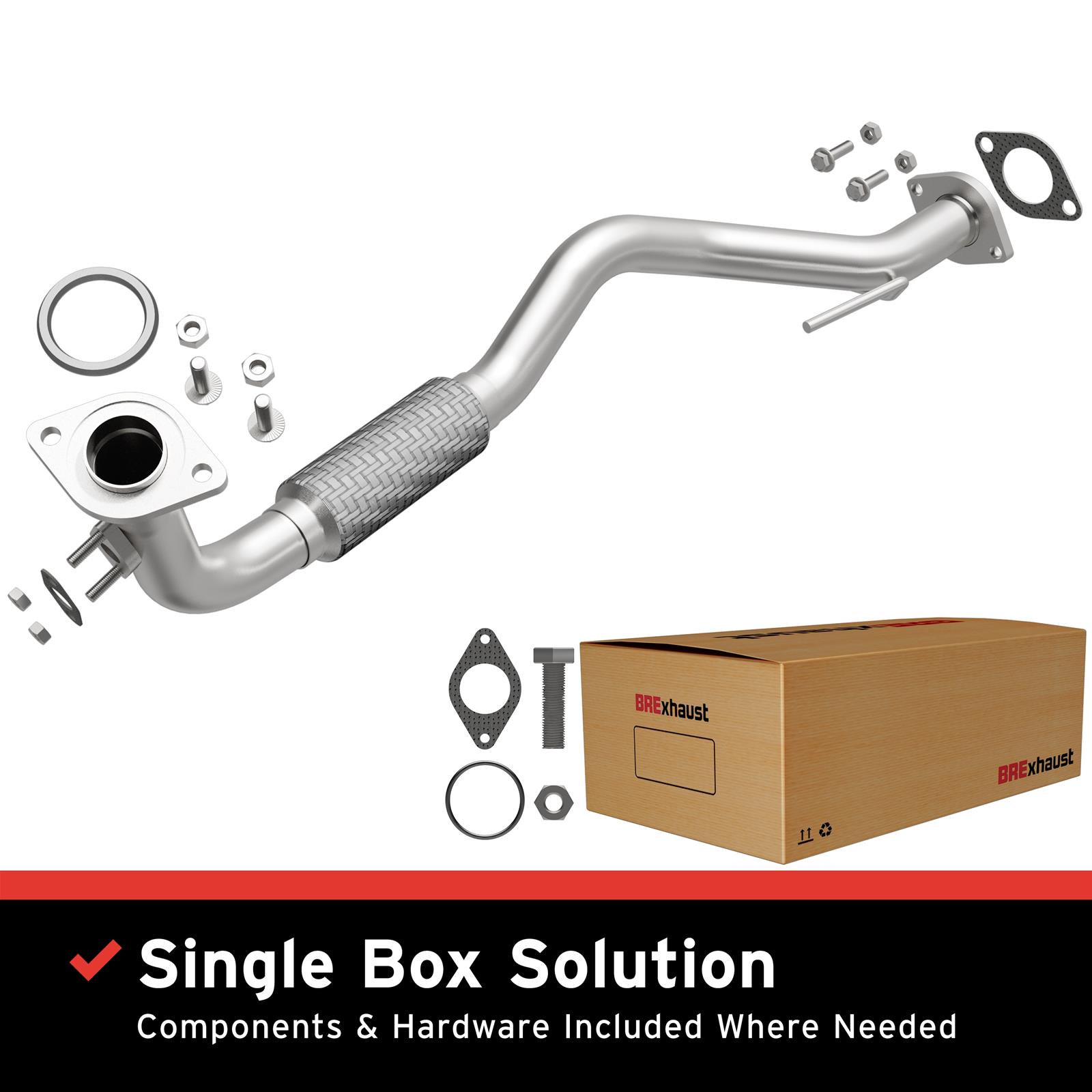 BRExhaust Direct-Fit Front Pipe Kits for 1988-1992 COROLLA, 1989-1992 PRIZM - 107-0138 Kit thumbnail 5