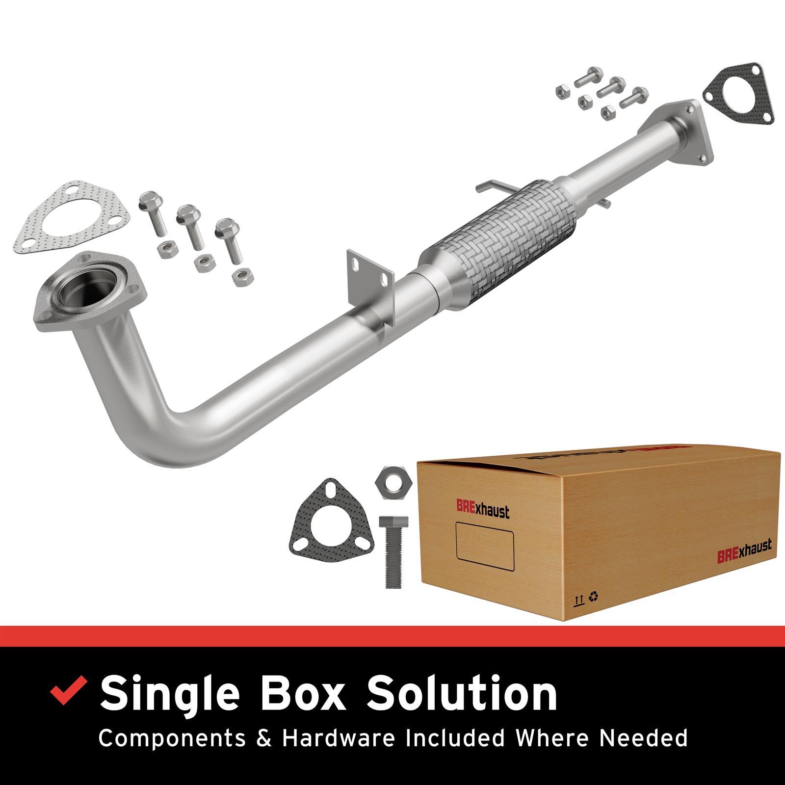 BRExhaust Direct-Fit Front Pipe Kits for 1990-1993 ACCORD - 107-0141 Kit thumbnail 5