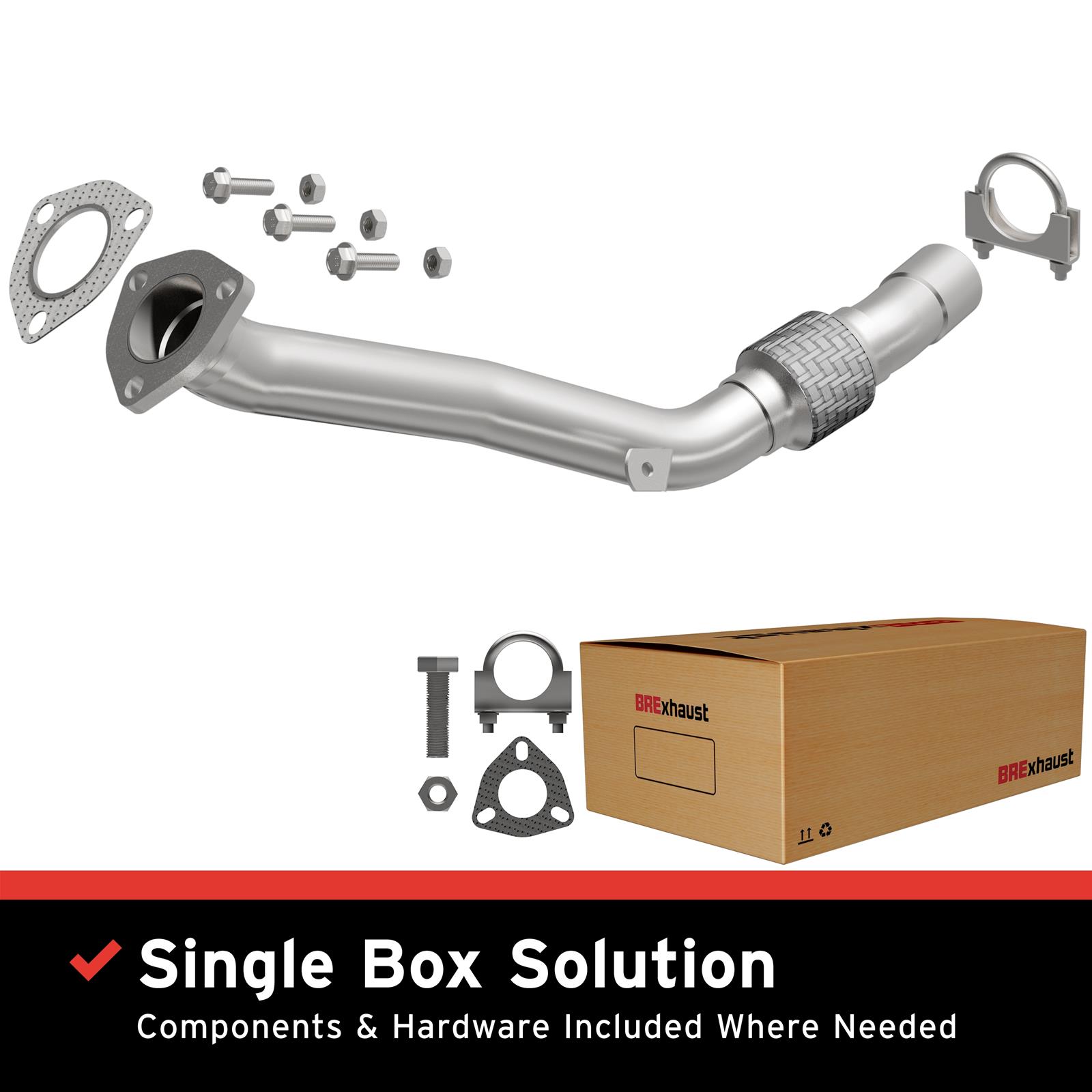 BRExhaust Direct-Fit Front Pipe Kits for 1997-2001 A4 QUATTRO - 107-0149 Kit thumbnail 5