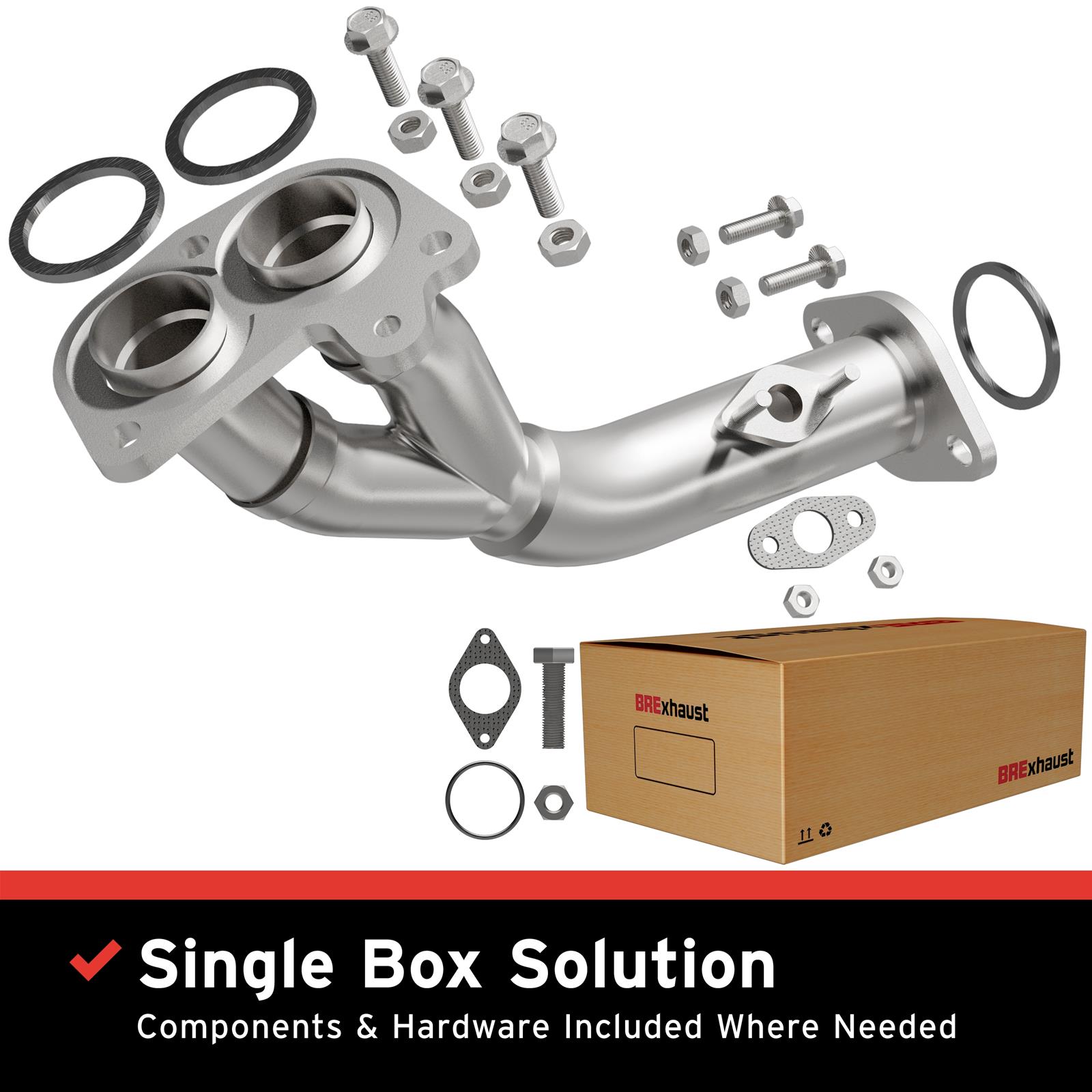 BRExhaust Direct-Fit Front Pipe Kits for 1995-2000 TACOMA - 107-0150 Kit thumbnail 5