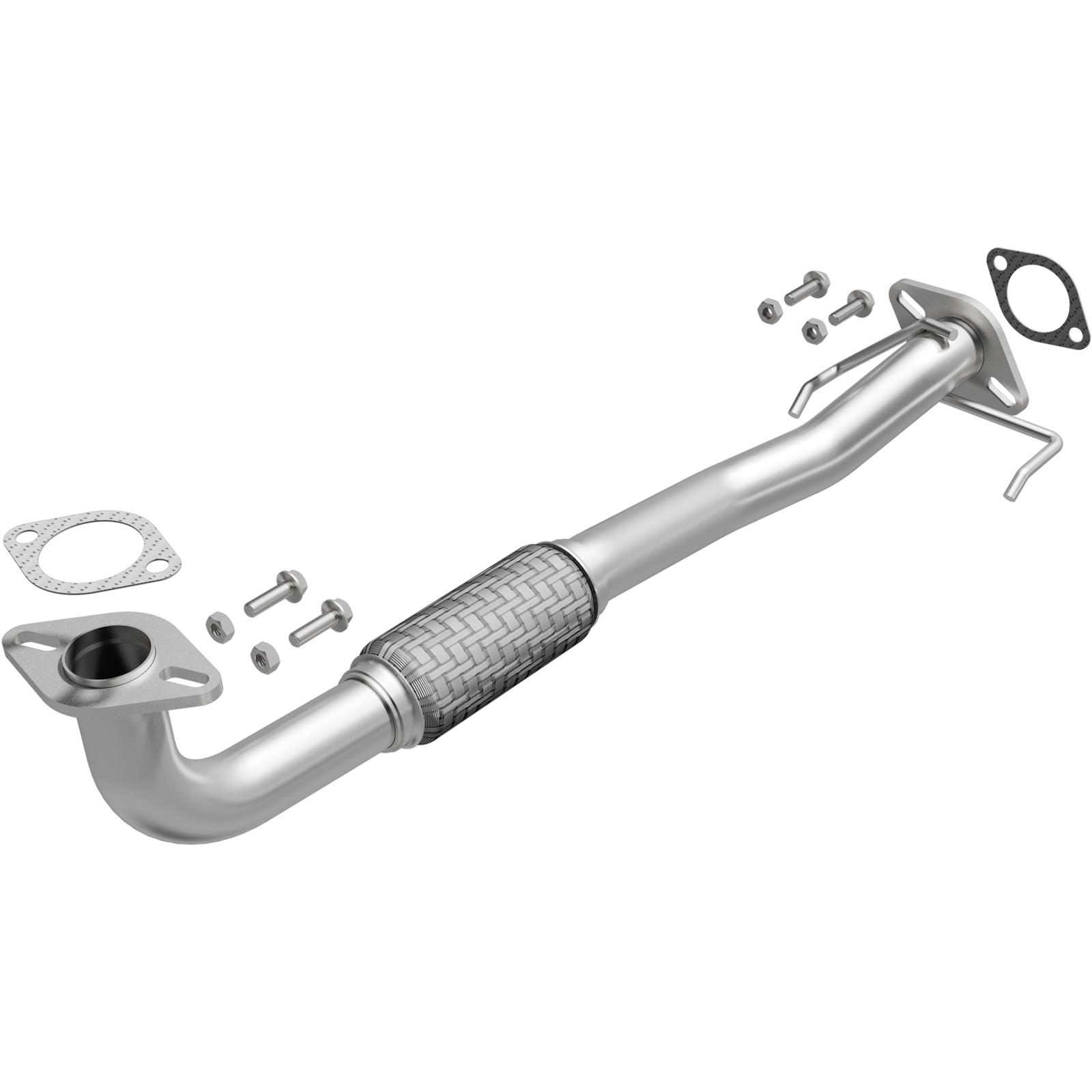 BRExhaust Direct-Fit Intermediate Pipes for 2002-2003 LANCER - 107-0152 Exhaust Pipes, Pipes, Stainless Steel, Natural, 2.000 in. O.D., Mitsubishi, Each