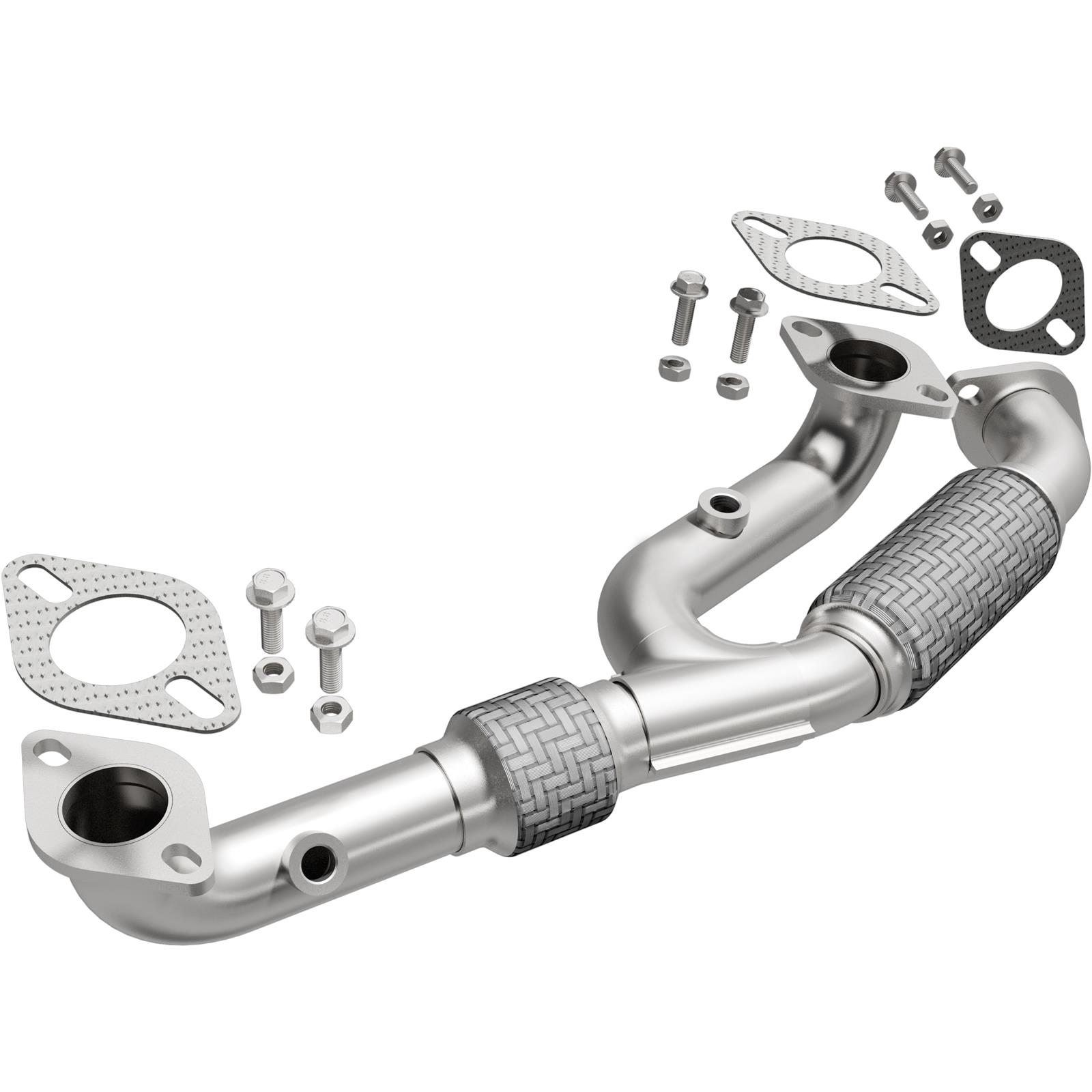 BRExhaust Direct-Fit Intermediate Pipes for 2002-2005 SEDONA - 107-0158 Exhaust Pipes, Pipes, Stainless Steel, Natural, 2.000 in. O.D., Kia, 3.5L, Each