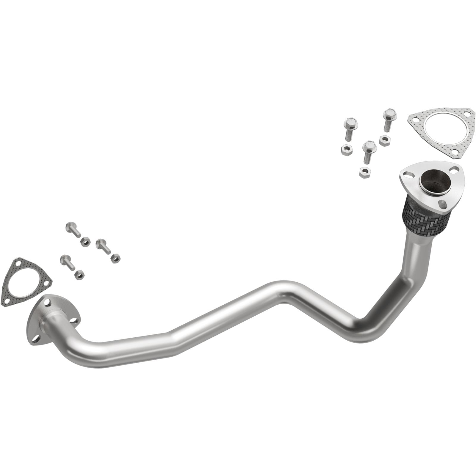 BRExhaust Direct-Fit Intermediate Pipes for 1998-2003 SONOMA, S10, 1998-2000 HOMBRE - 107-0161 Exhaust Pipes, Pipes, Stainless Steel, Natural, 1.750 in. O.D., Chevrolet, GMC, Isuzu, Each
