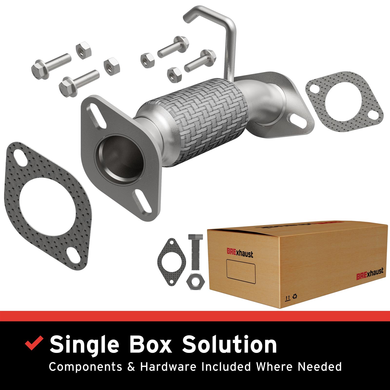 BRExhaust Direct-Fit Front Pipe Kits for 2006-2008 OPTIMA, 2007-2008 RONDO - 107-0169 Kit thumbnail 5