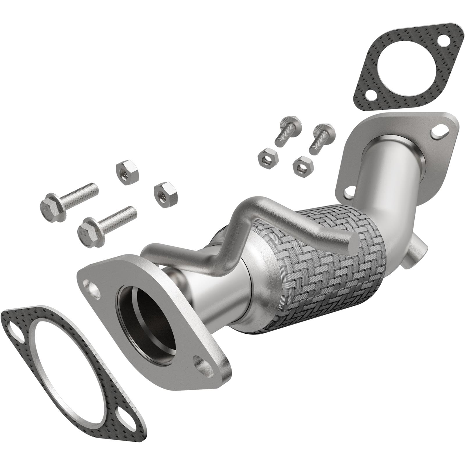 BRExhaust Direct-Fit Intermediate Pipes for 2011-2014 SONATA - 107-0172 Exhaust Pipes, Pipes, Stainless Steel, Natural, Hyundai, Each