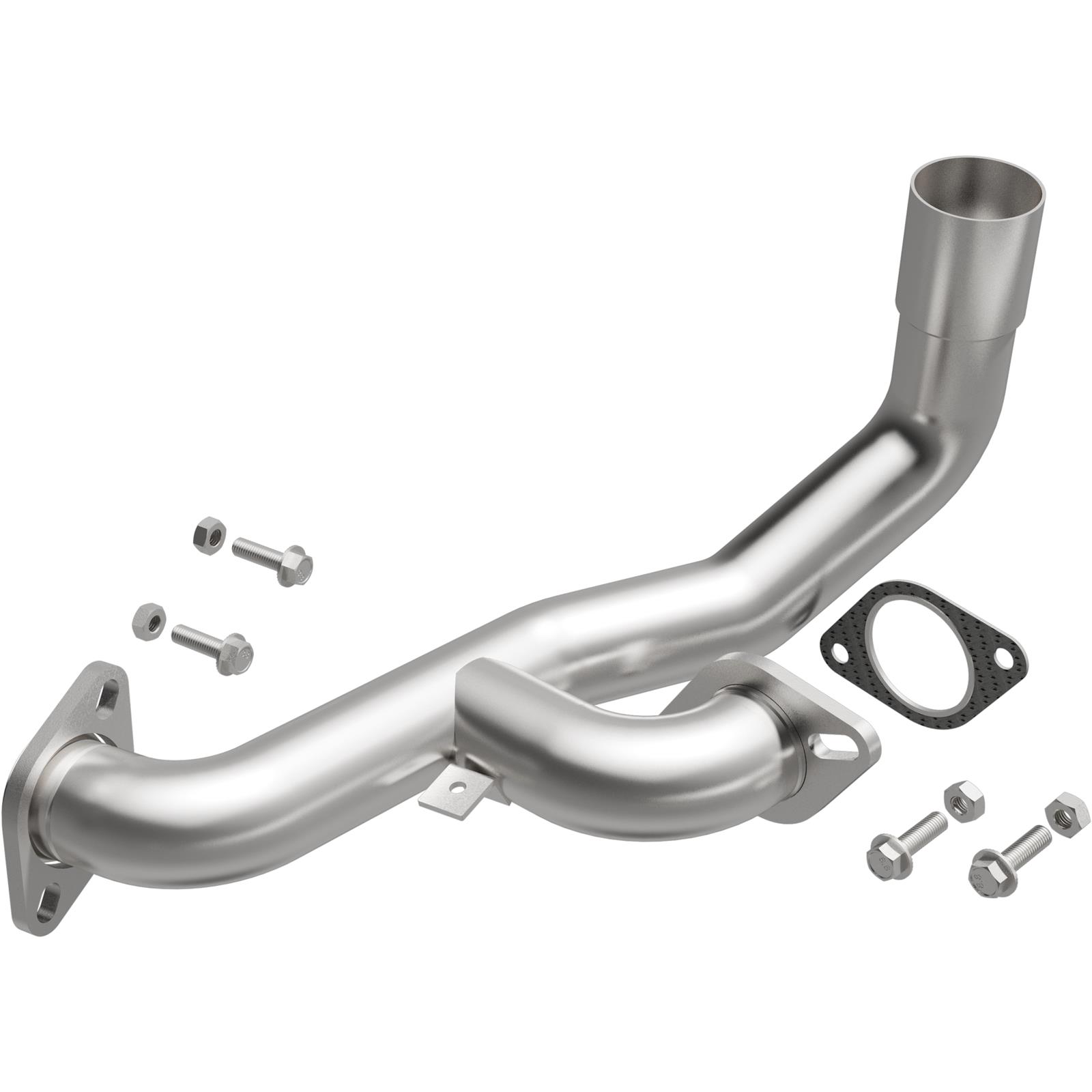 BRExhaust Direct-Fit Intermediate Pipes 107-0186 Exhaust Pipes, Pipes, Stainless Steel, Natural, 2.250 in. O.D., Chrysler, Dodge, Ram, Volkswagen, Each