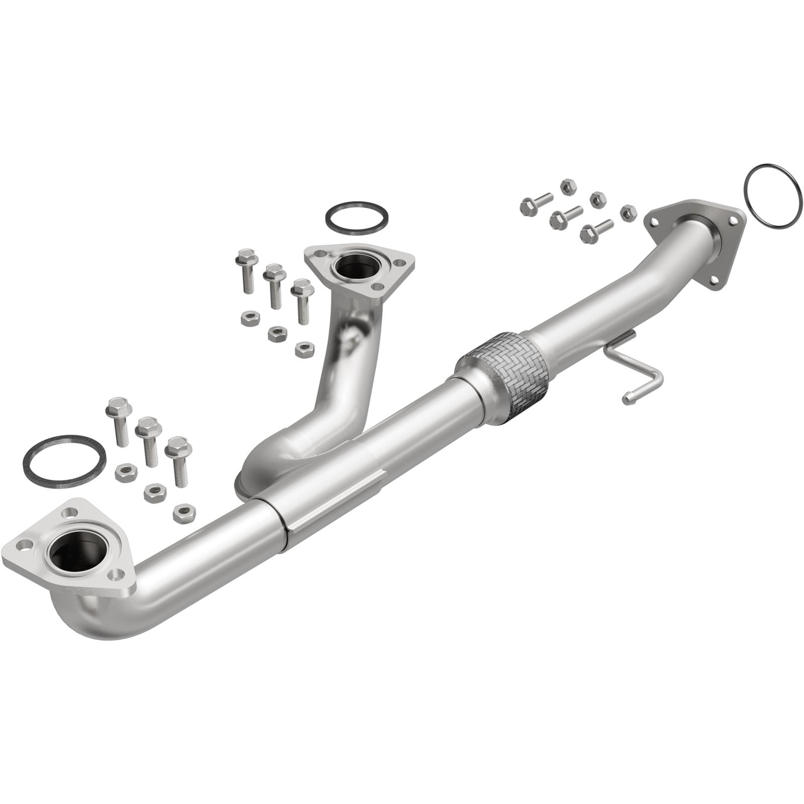 BRExhaust Direct-Fit Intermediate Pipes for 2005-2010 ODYSSEY - 107-0191 Exhaust Pipes, Pipes, Stainless Steel, Natural, use on Honda®, Each