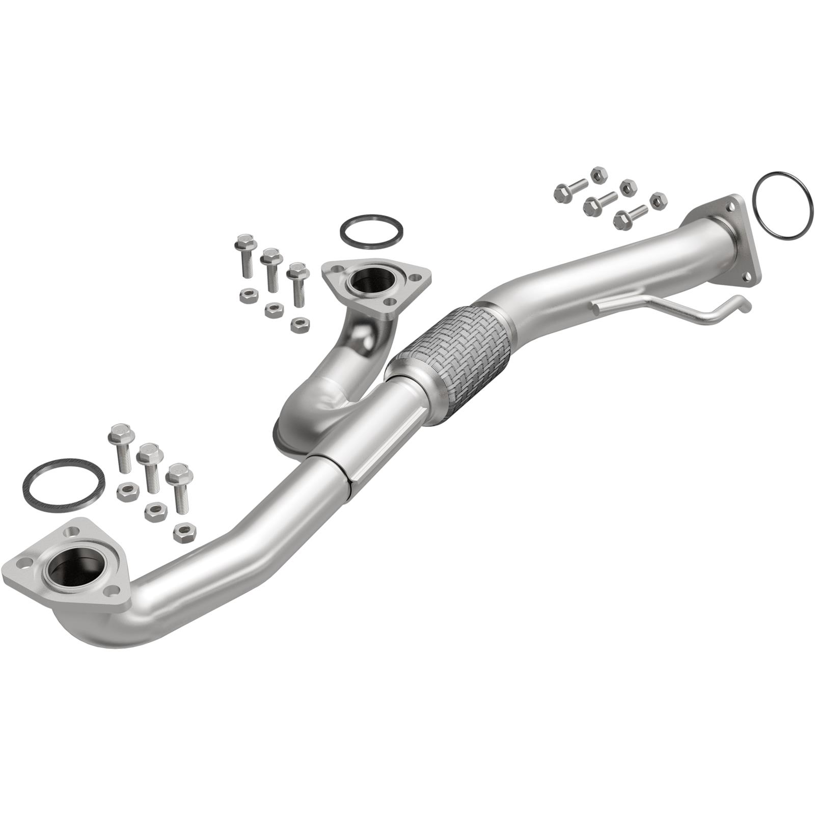 BRExhaust Direct-Fit Intermediate Pipes for 2008-2012 ACCORD, 2010-2011 ACCORD CROSSTOUR, 2012 CROSSTOUR - 107-0193 Exhaust Pipes, Pipes, Stainless Steel, Natural, use on Honda®, Each