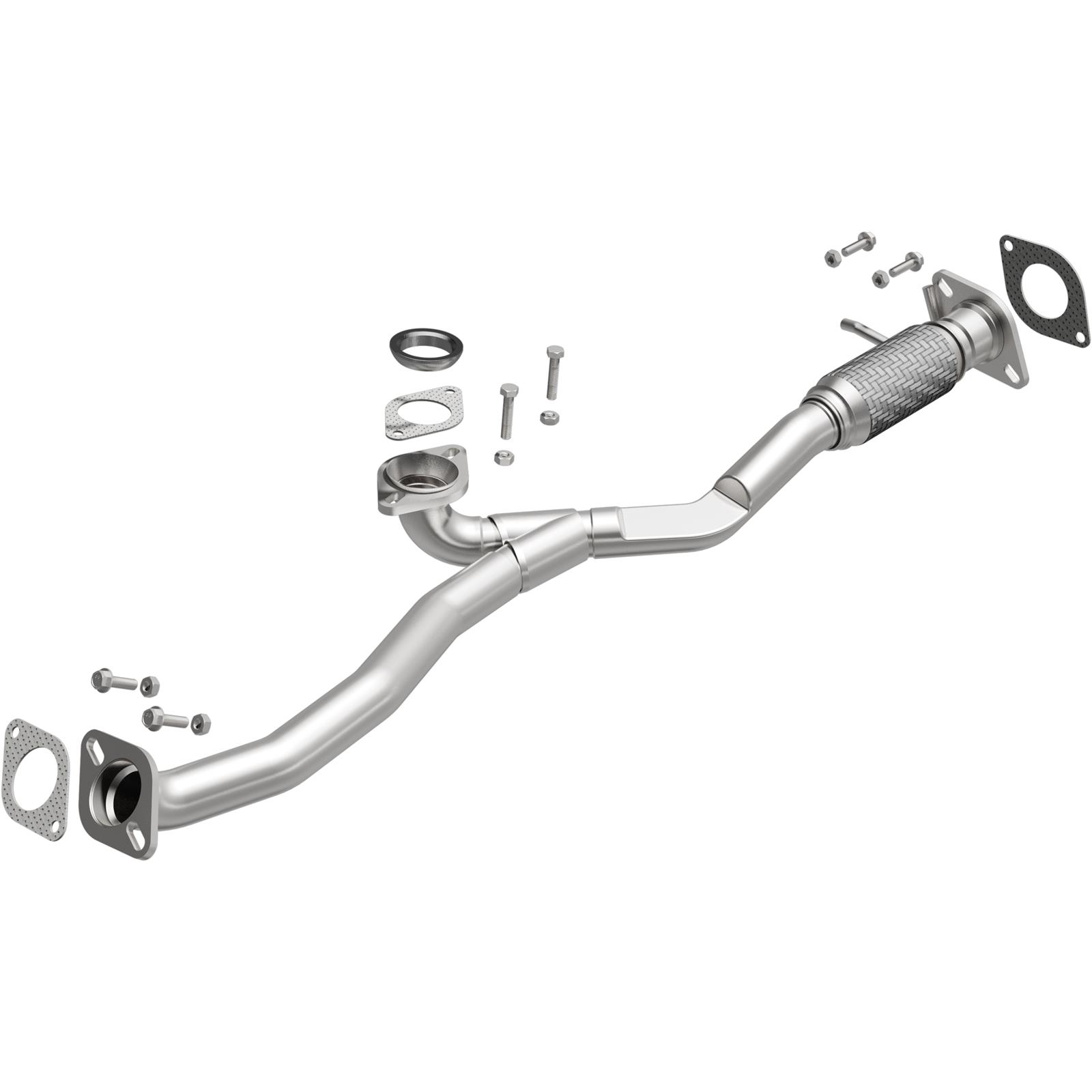 BRExhaust Direct-Fit Intermediate Pipes for 2008-2009 SABLE, TAURUS - 107-0213 Exhaust Pipes, Pipes, Stainless Steel, Natural, 2.000 in. O.D., Ford, Mercury, Each