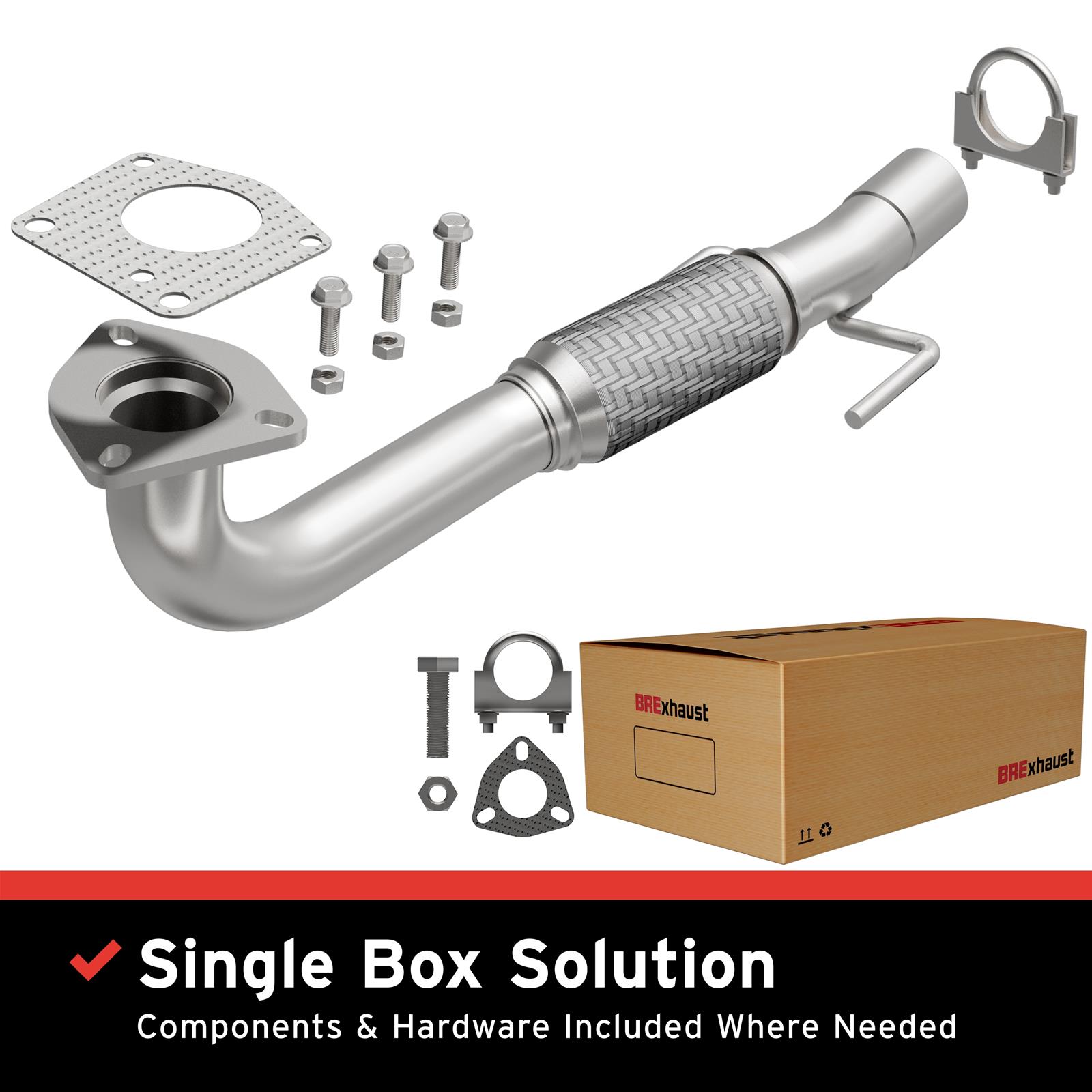 BRExhaust Direct-Fit Front Pipe Kits for 2003-2011 9-3 - 107-0225 Kit thumbnail 5