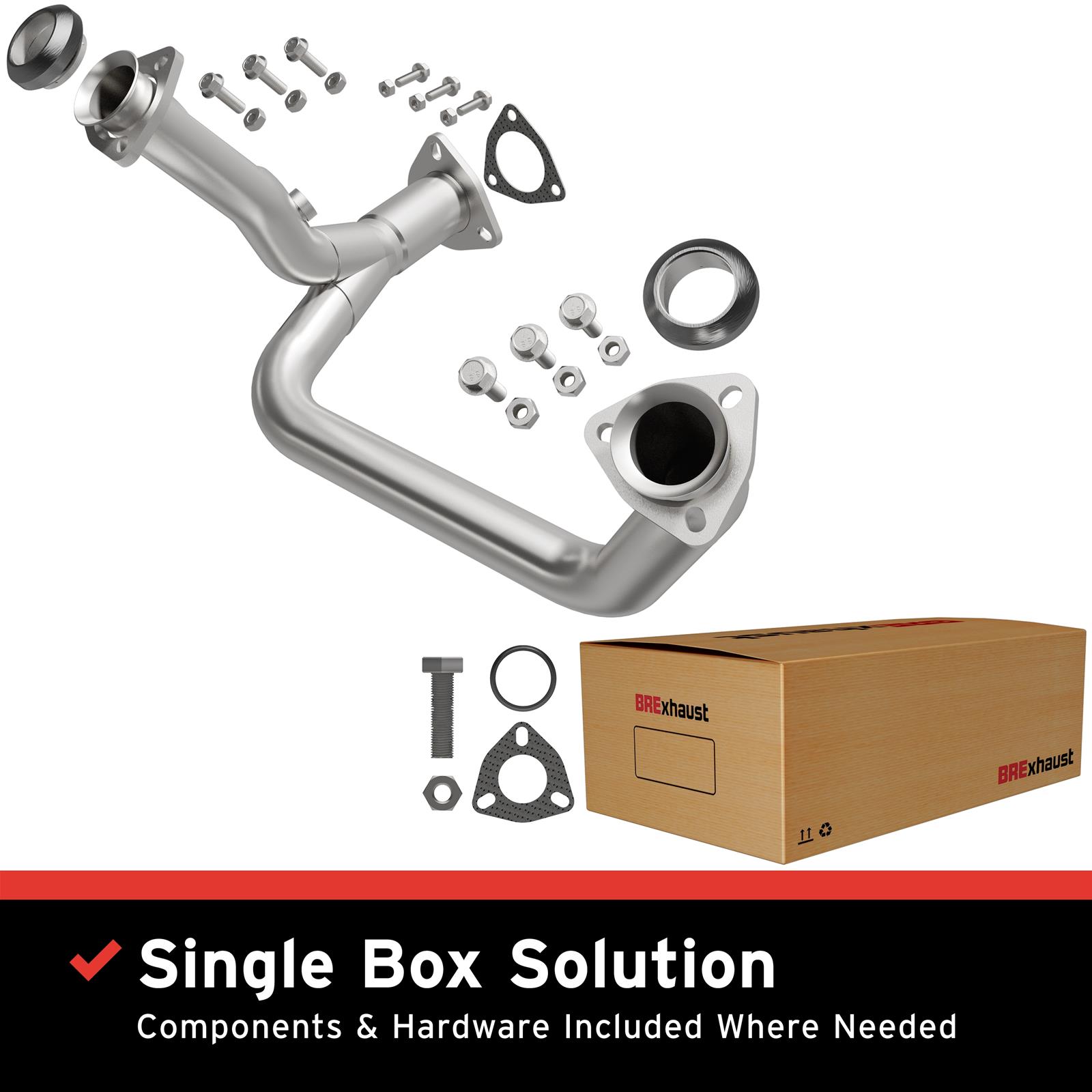 BRExhaust Direct-Fit Front Pipe Kits for 1998-1999 S10, SONOMA - 107-0227 Kit thumbnail 5