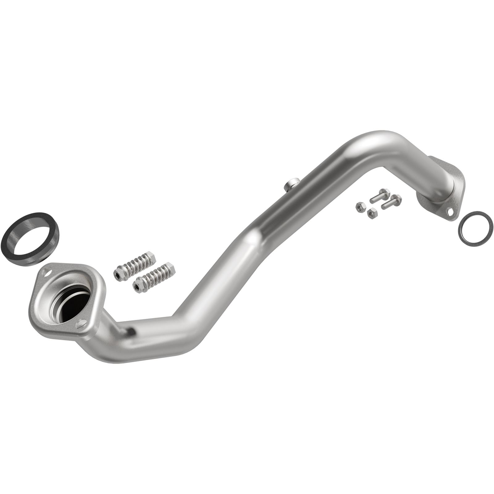 BRExhaust Direct-Fit Intermediate Pipes for 2006-2012 RAV4 - 107-0229 Exhaust Pipes, Pipes, Stainless Steel, Natural, Toyota, Each