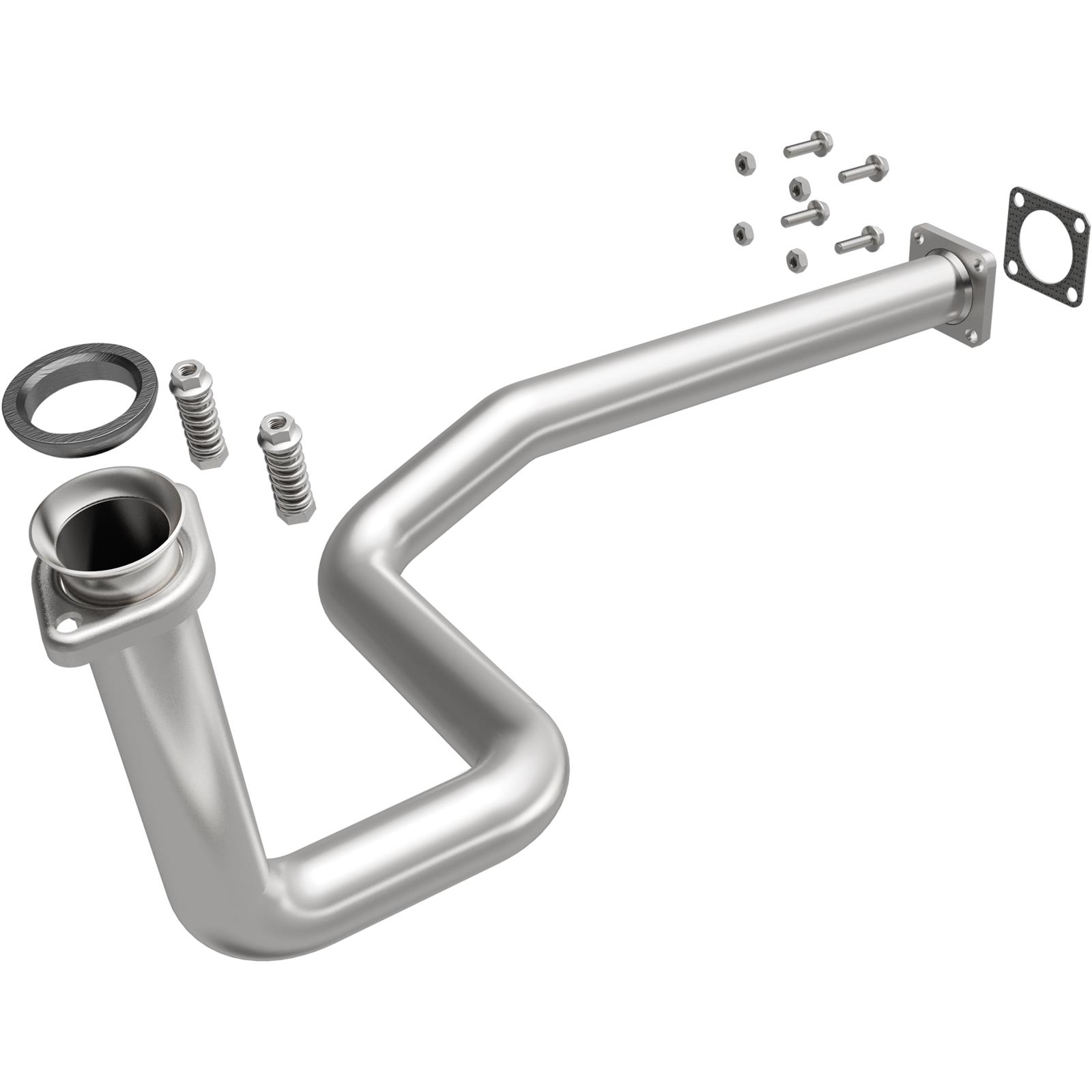 BRExhaust Direct-Fit Intermediate Pipes for 1987-1990 CHEROKEE, COMANCHE, WAGONEER - 107-0232 Exhaust Pipes, Pipes, Stainless Steel, Natural, 2.250 in. O.D., Jeep, Each