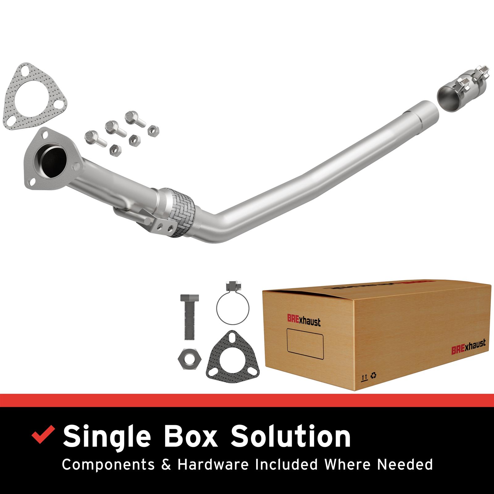 BRExhaust Direct-Fit Front Pipe Kits for 2004-2005 A4 QUATTRO - 107-0240 Kit thumbnail 5