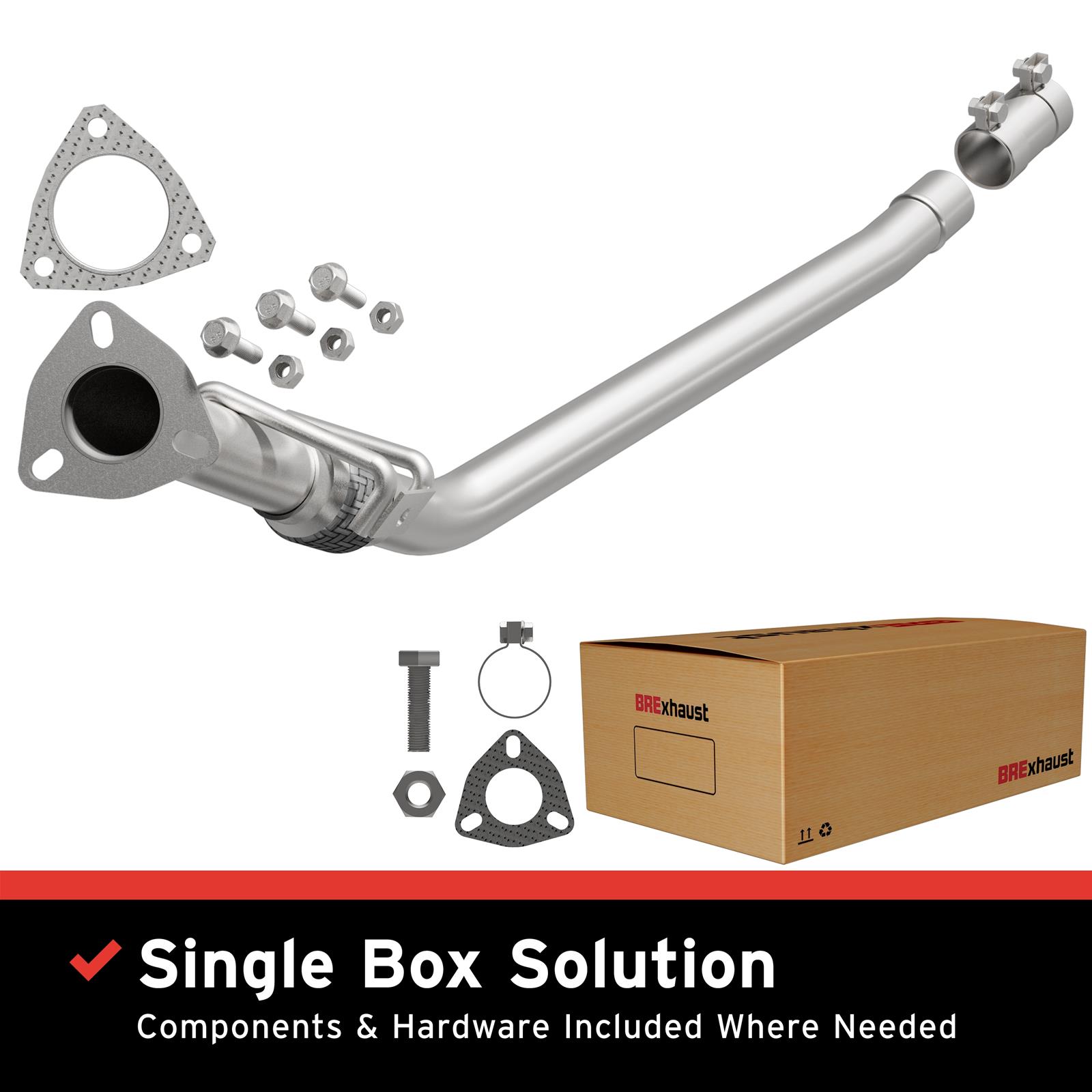 BRExhaust Direct-Fit Front Pipe Kits for 2002-2003 A4 QUATTRO - 107-0241 Kit thumbnail 5