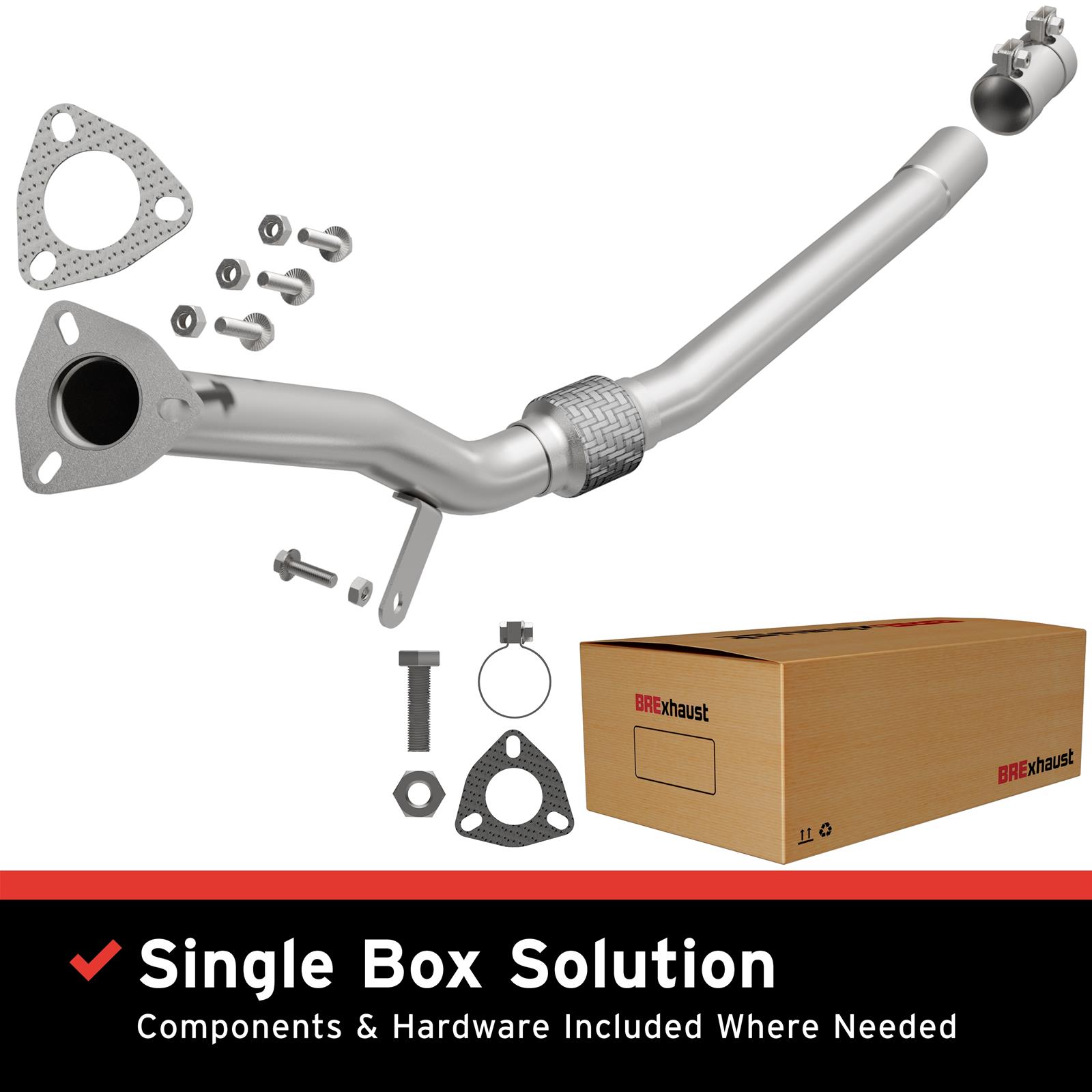 BRExhaust Direct-Fit Front Pipe Kits for 2002-2005 A4 QUATTRO - 107-0242 Kit thumbnail 5
