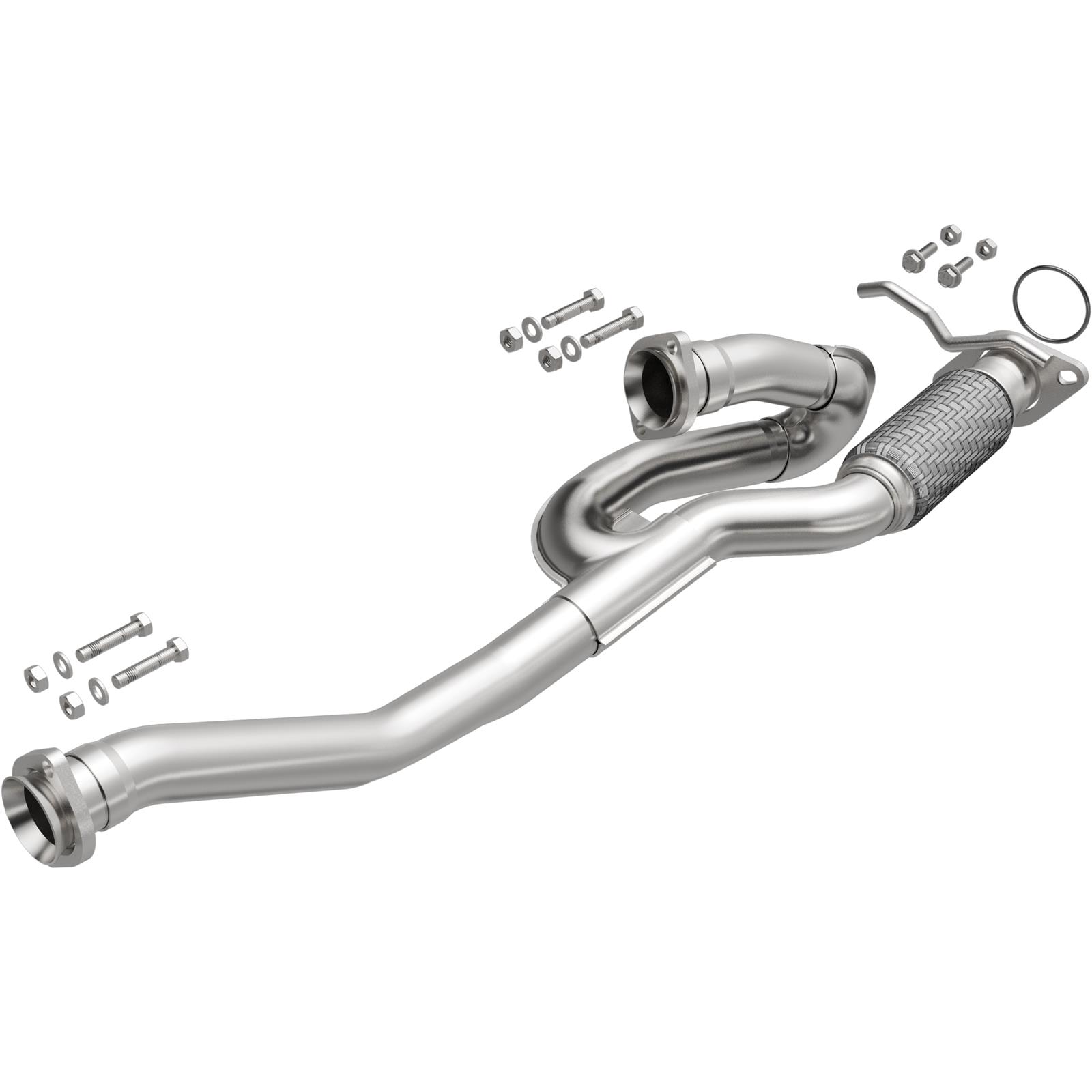 BRExhaust Direct-Fit Intermediate Pipes for 2005-2007 FREESTYLE - 107-0255 Exhaust Pipes, Pipes, Stainless Steel, Natural, Ford, 3.0L, Each