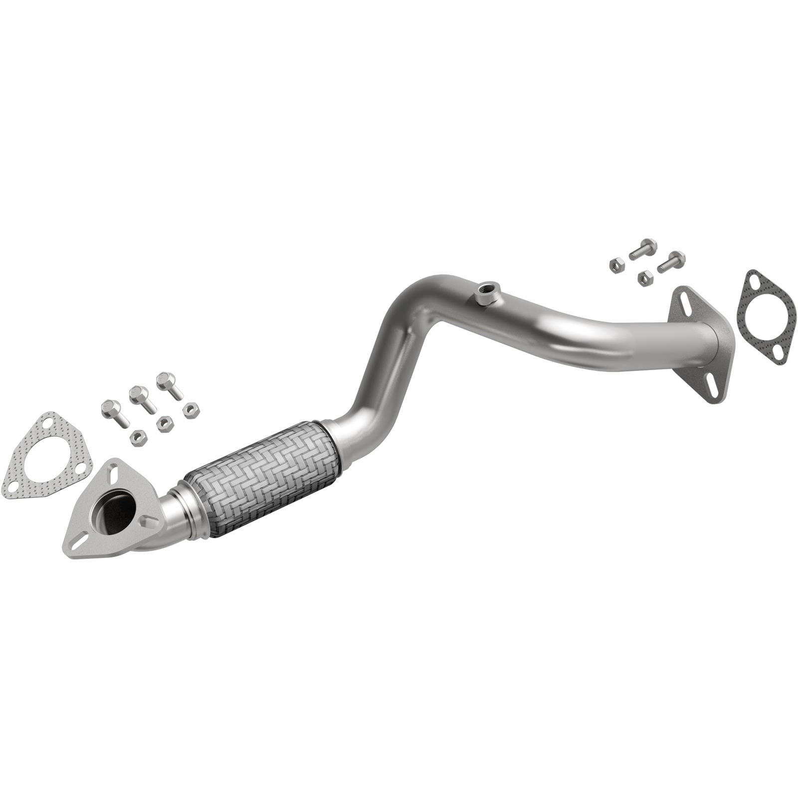 BRExhaust Direct-Fit Intermediate Pipes for 2012-2016 SONIC - 107-0265 Exhaust Pipes, Pipes, Stainless Steel, Natural, 2.000 in. O.D., Chevrolet, Each