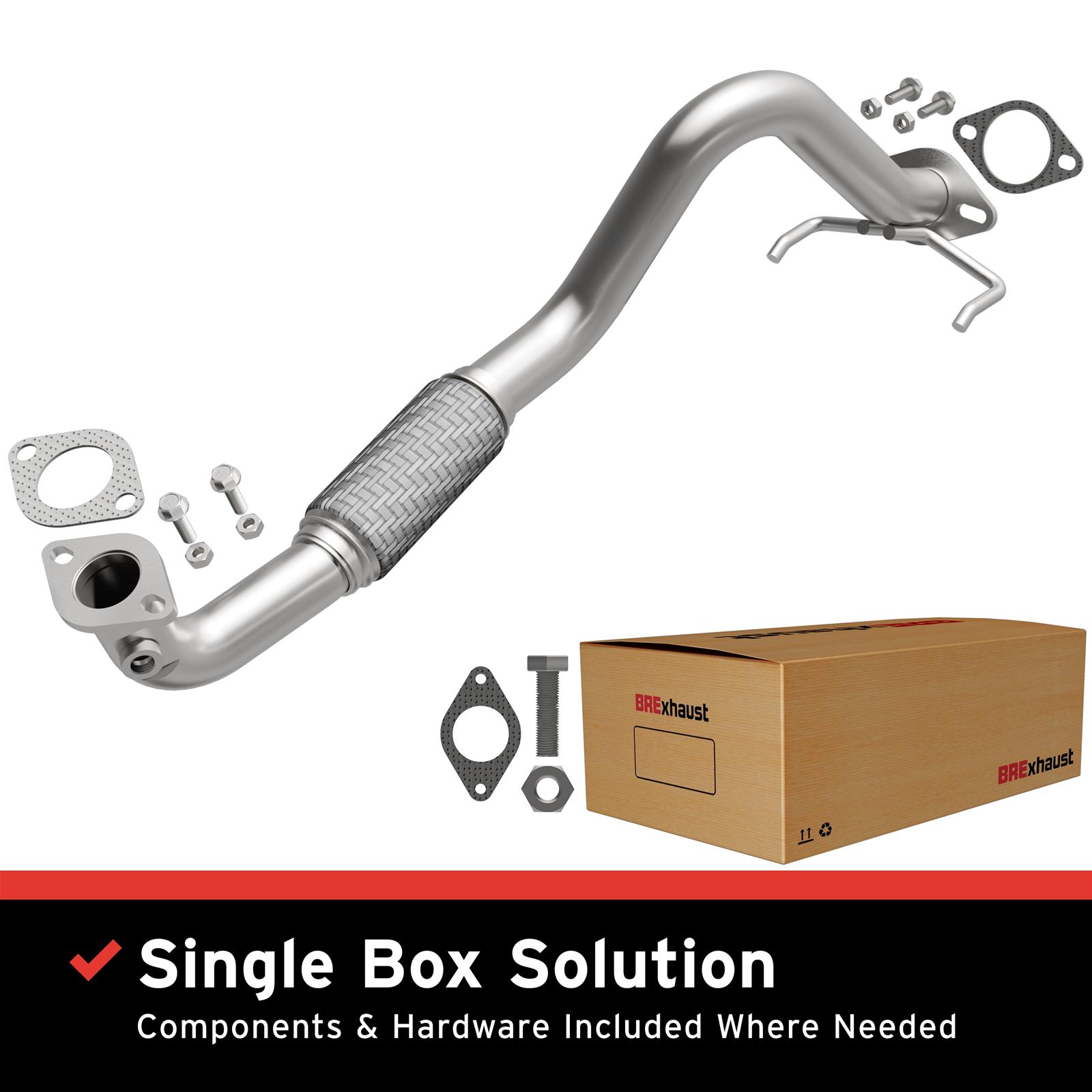 BRExhaust Direct-Fit Front Pipe Kits for 2010-2011 SOUL - 107-0267 Kit thumbnail 5