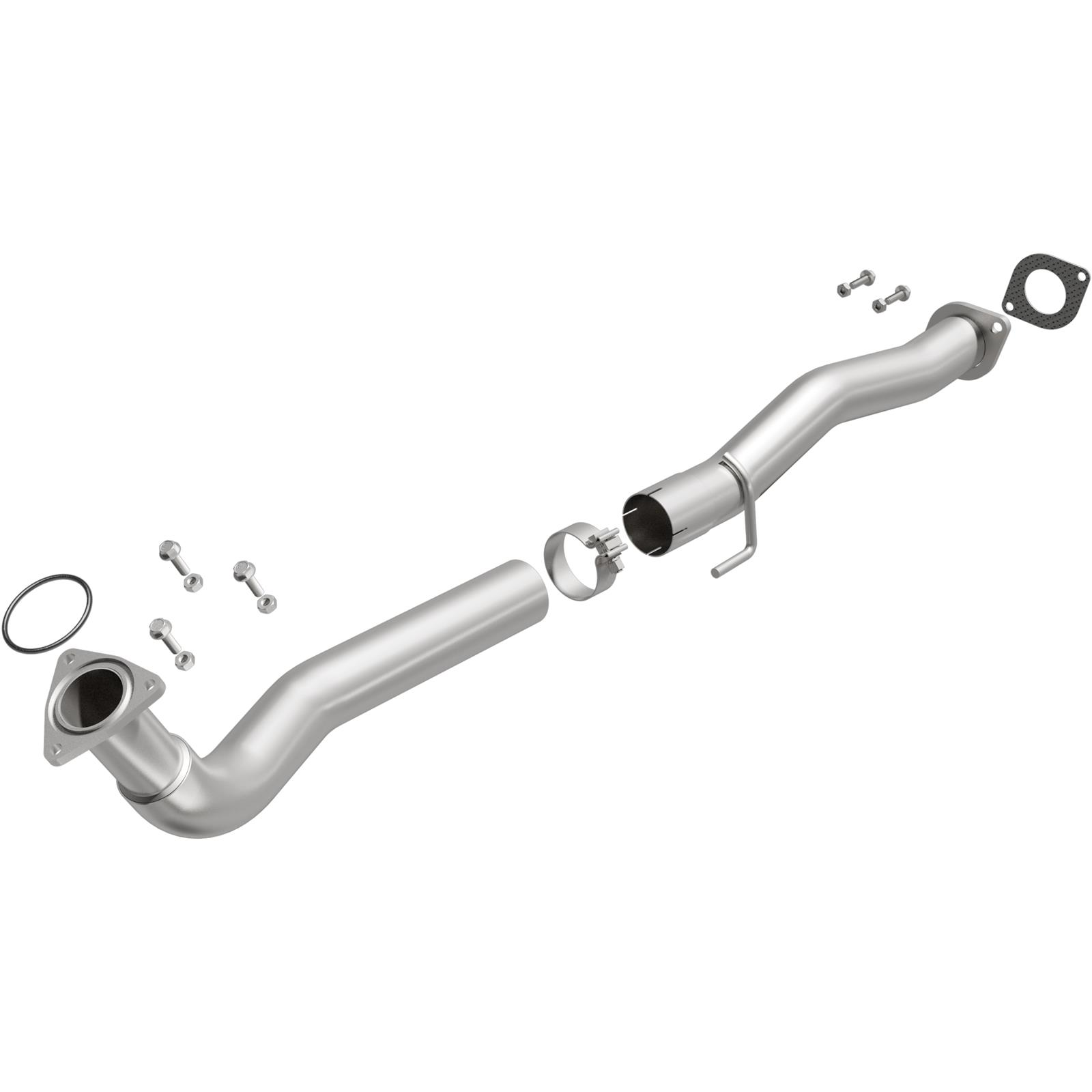 BRExhaust Direct-Fit Intermediate Pipes 107-0294 Exhaust Pipes, Pipes, Stainless Steel, Natural, 3.000 in. O.D., Chevrolet, GMC, Each