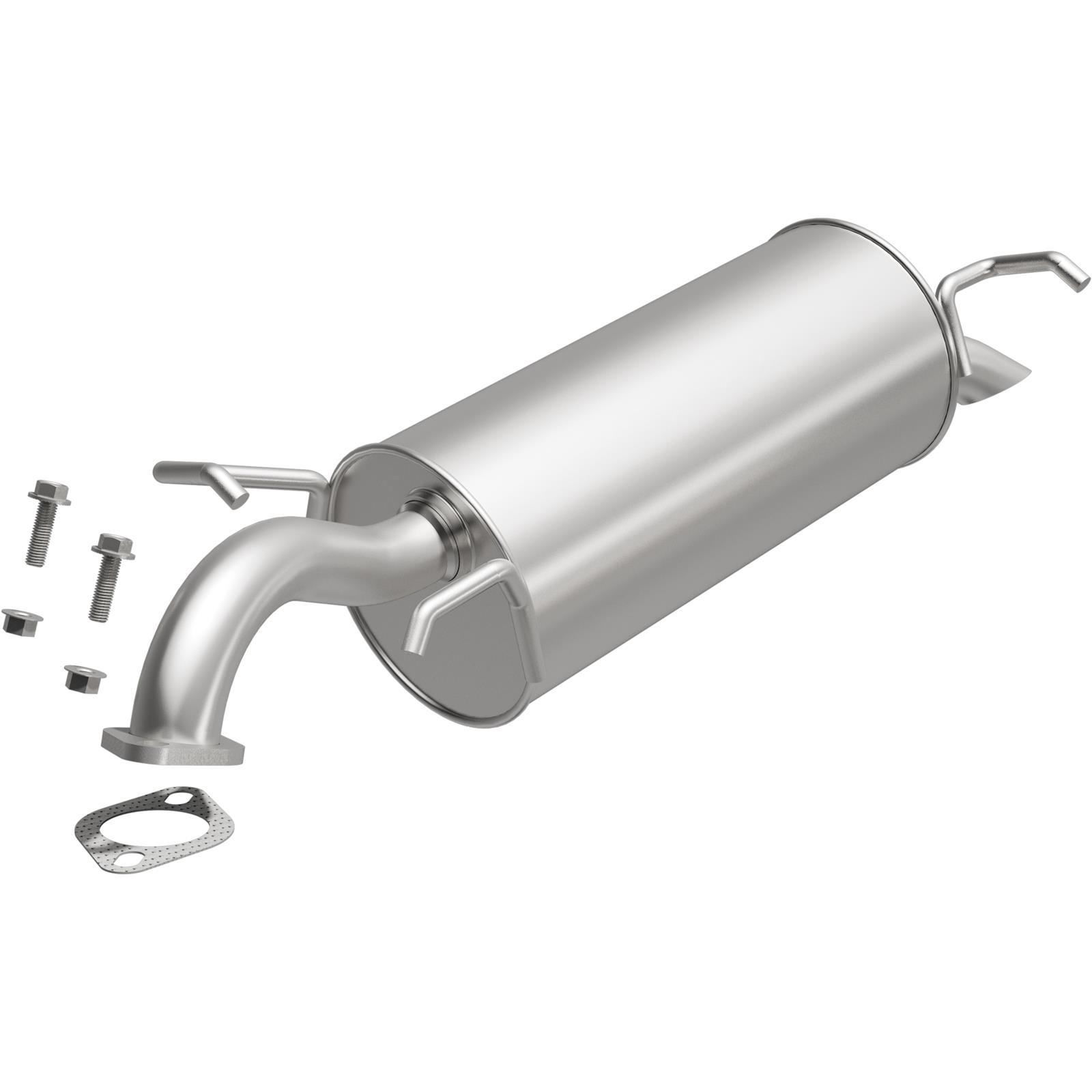BRExhaust Direct-Fit Steel 1.75 Inch Muffler 108-0028 Mufflers, Direct-Fit, in. Inlet/Outlet, Steel, Aluminized, Chevrolet, Suzuki, Each
