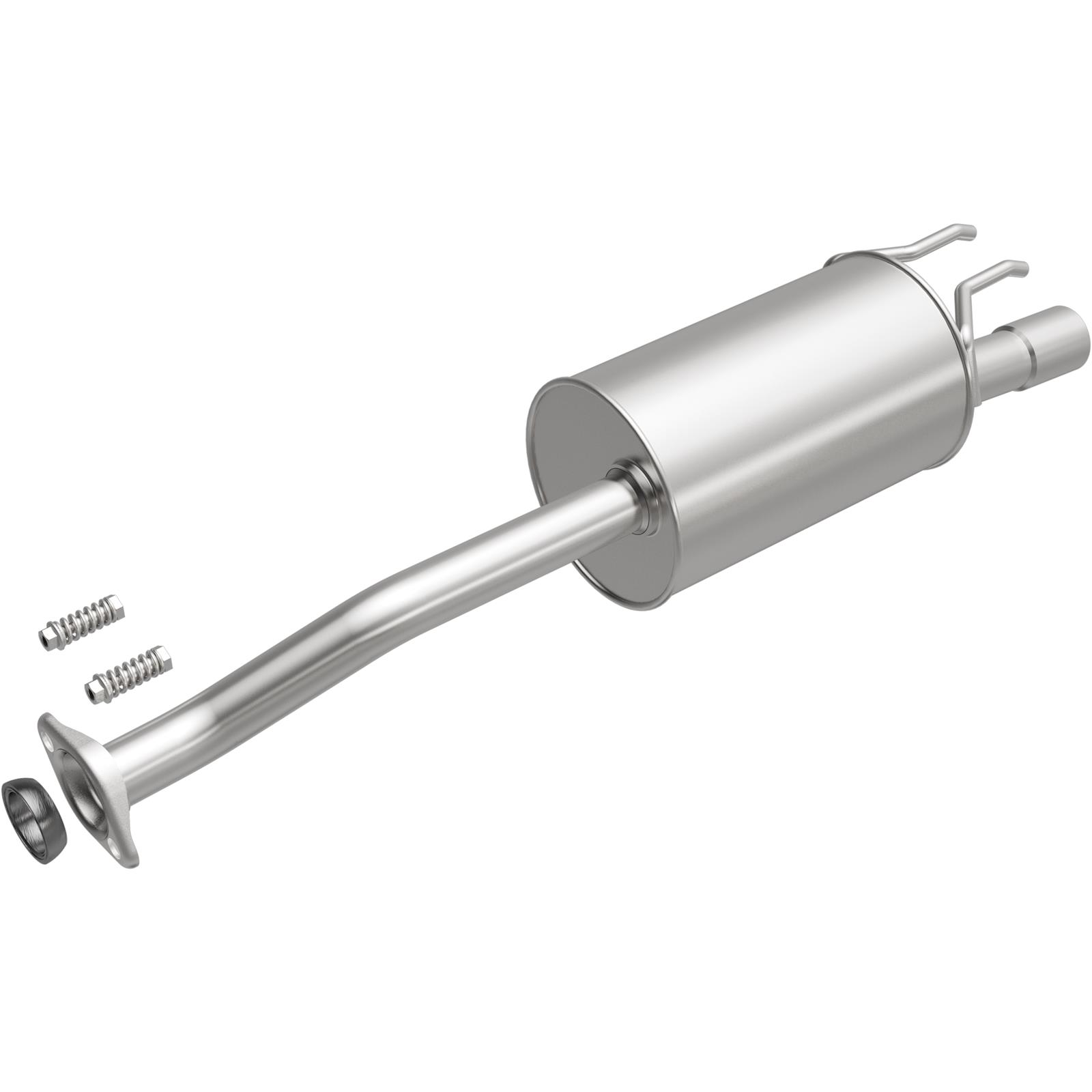 BRExhaust Direct-Fit Steel 1.75 Inch Muffler 108-0050 Mufflers, Direct-Fit, in. Inlet/Outlet, Steel, Aluminized, for use on Honda®, 1.3L, 1.8L, Each