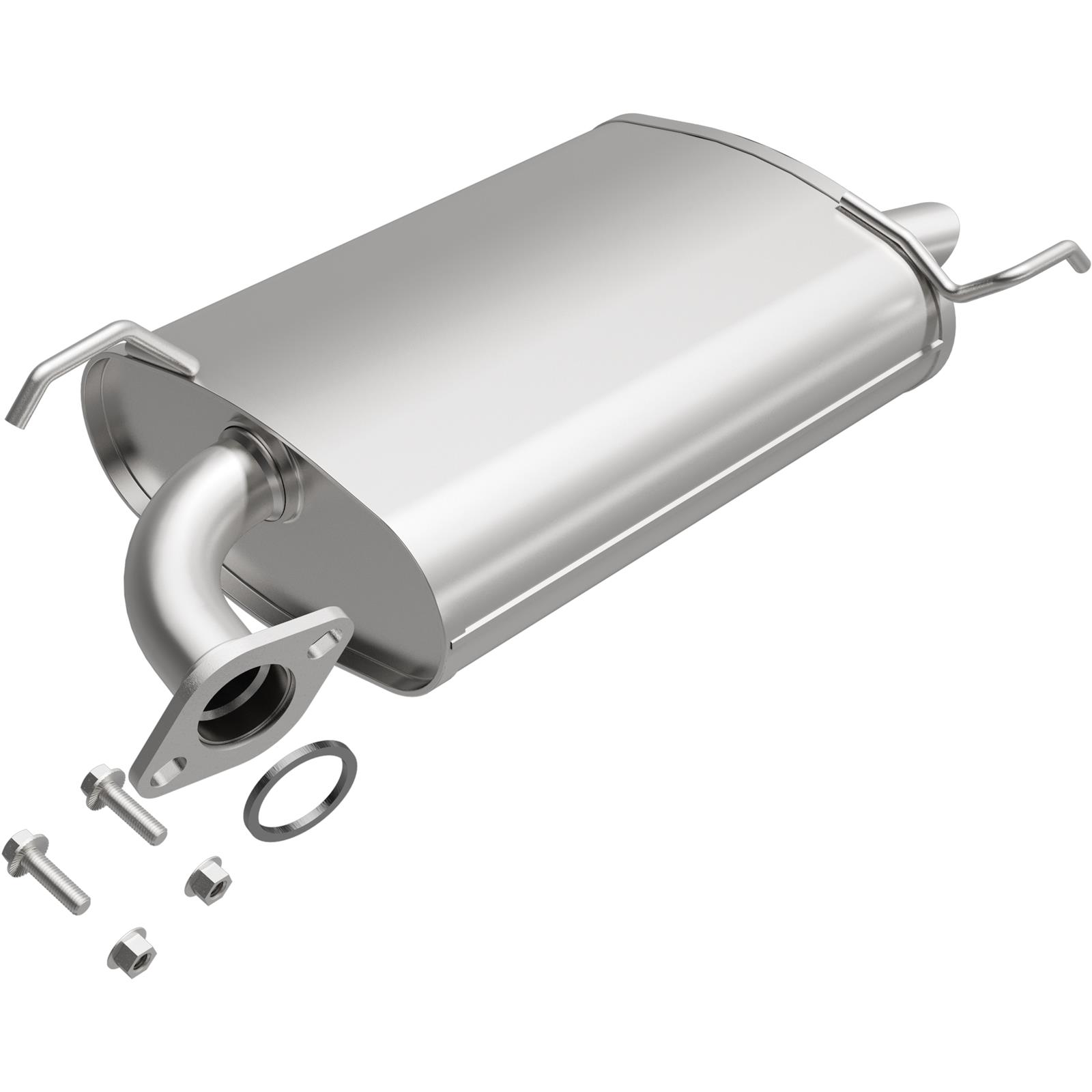 BRExhaust Direct-Fit Steel 1.75 Inch Muffler 108-0052 Mufflers, Direct-Fit, in. Inlet/Outlet, Steel, Aluminized, for use on Honda®, 3.0L, Each