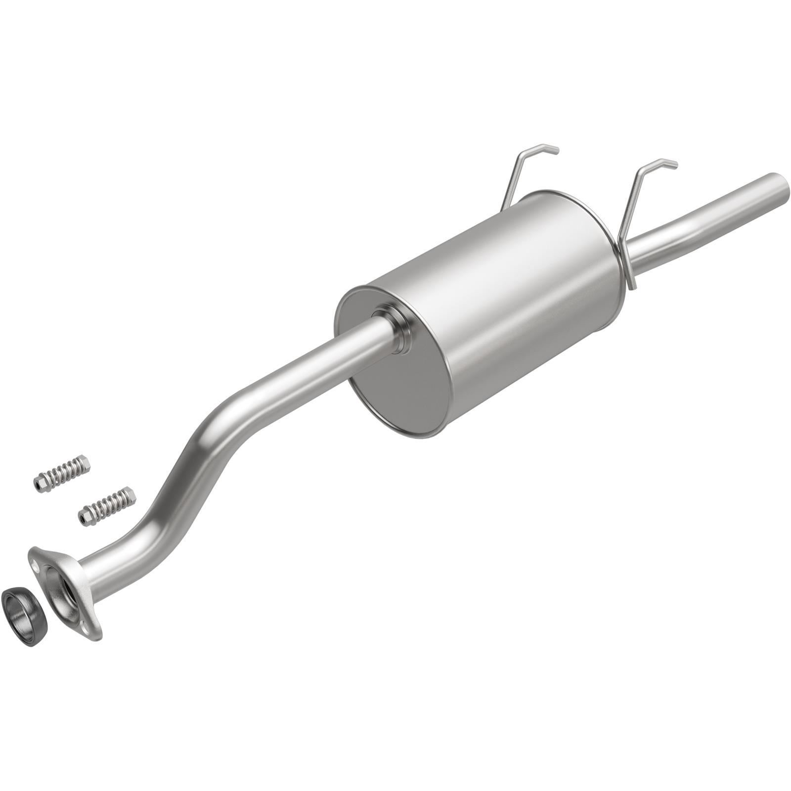 BRExhaust Direct-Fit Steel 1.75 Inch Muffler 108-0059 Mufflers, Direct-Fit, in. Inlet/Outlet, Steel, Aluminized, for use on Acura®, for use on Honda®, 1.5L, 1.6L, Each