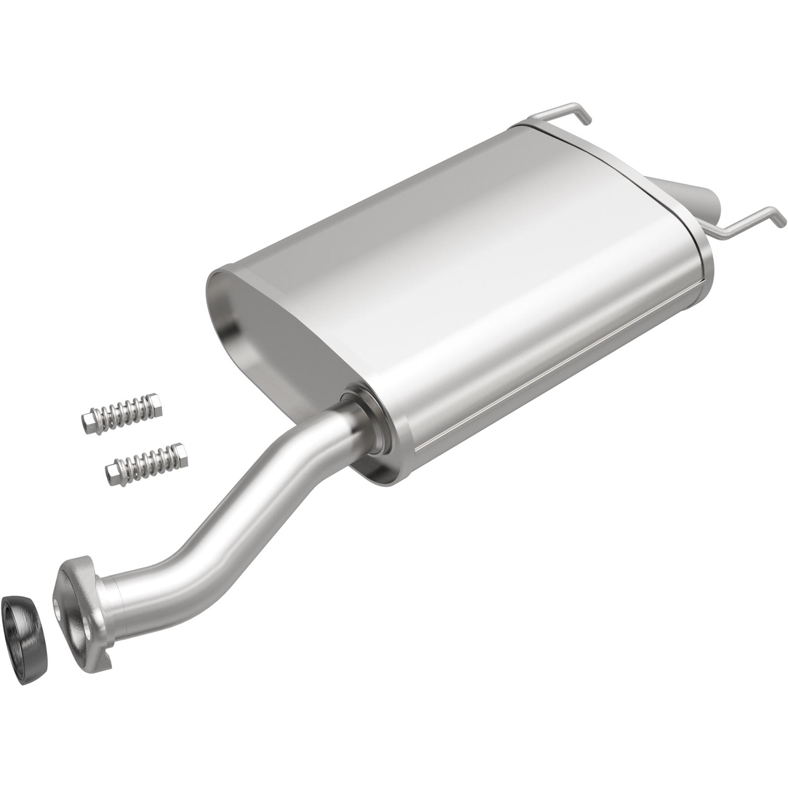 BRExhaust Direct-Fit Steel 1.75 Inch Muffler 108-0060 Mufflers, Direct-Fit, in. Inlet/Outlet, Steel, Aluminized, for use on Honda®, 1.5L, Each