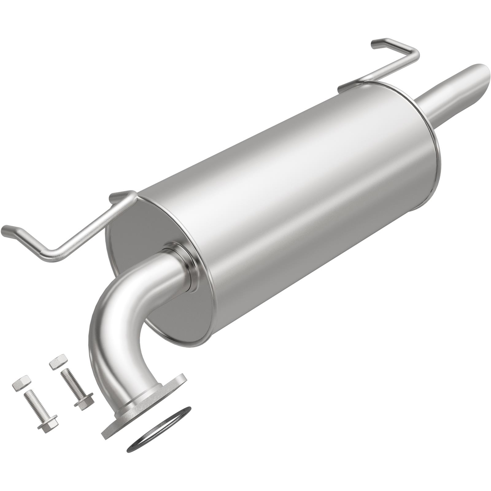 BRExhaust Direct-Fit Steel 2 Inch Muffler 108-0070 Mufflers, Direct-Fit, 2.00 in. Inlet/Outlet, Steel, Aluminized, Toyota, Each