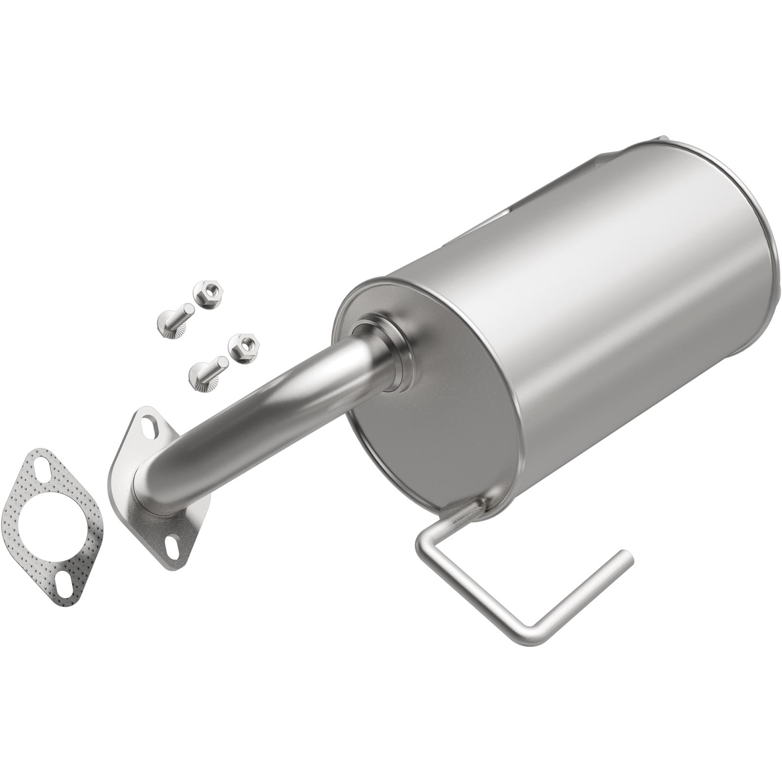 BRExhaust Direct-Fit Steel 1.75 Inch Muffler 108-0081 Mufflers, Direct-Fit, in. Inlet/Outlet, Steel, Aluminized, Subaru, Each
