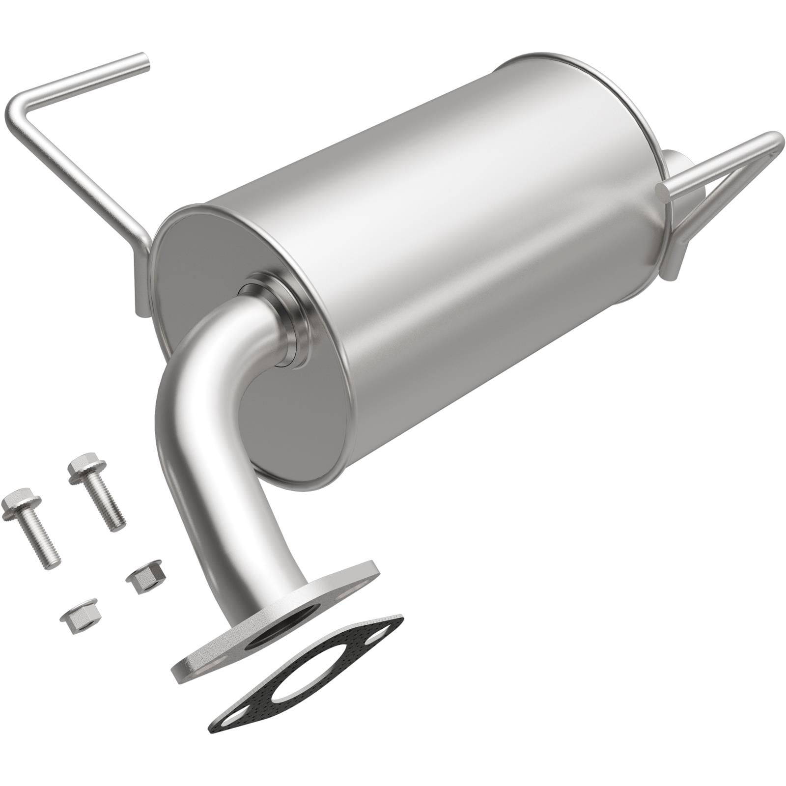 BRExhaust Direct-Fit Steel 1.75 Inch Muffler 108-0083 Mufflers, Direct-Fit, in. Inlet/Outlet, Steel, Aluminized, Subaru, Each