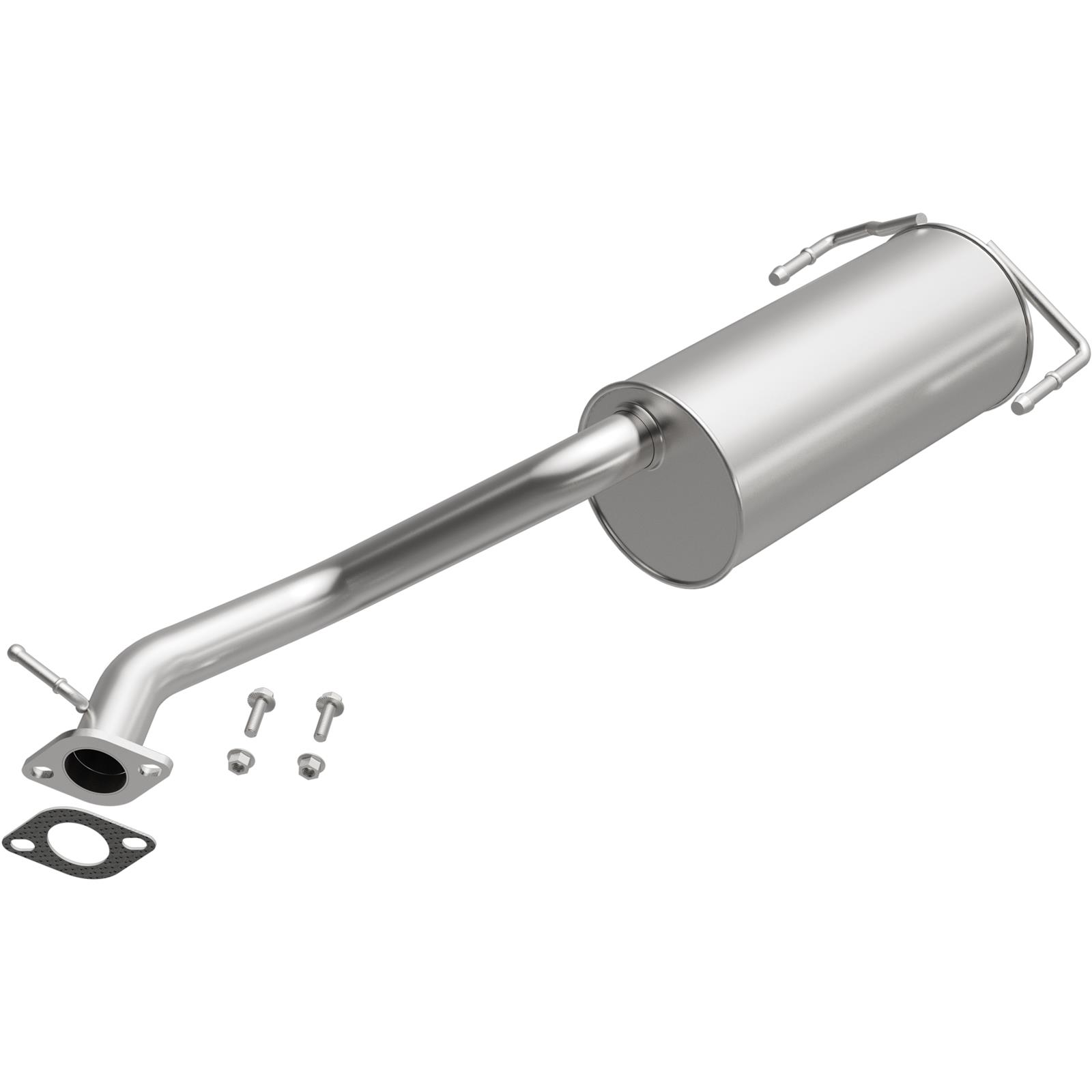 BRExhaust Direct-Fit Steel 2 Inch Muffler 108-0086 Mufflers, Direct-Fit, 2.00 in. Inlet/Outlet, Steel, Aluminized, Subaru, 2.5L, 3.0L, Each