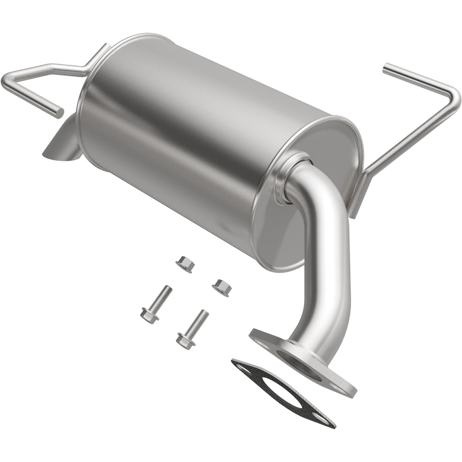 BRExhaust Direct-Fit Steel 1.75 Inch Muffler 108-0087 Mufflers, Direct-Fit, in. Inlet/Outlet, Steel, Aluminized, Subaru, Each