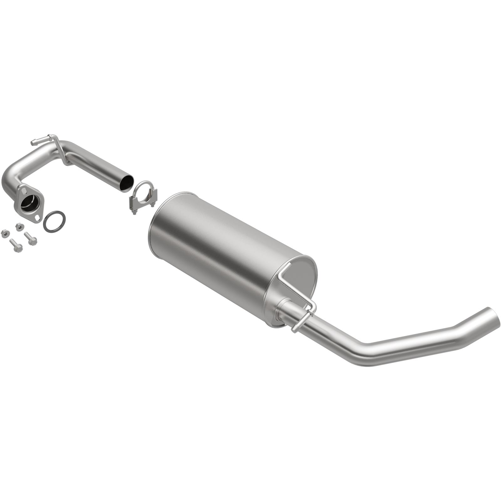 BRExhaust Direct-Fit Steel 2 Inch Muffler 108-0090 Mufflers, Direct-Fit, 2.00 in. Inlet/Outlet, Steel, Aluminized, Toyota, 2.0L, Each