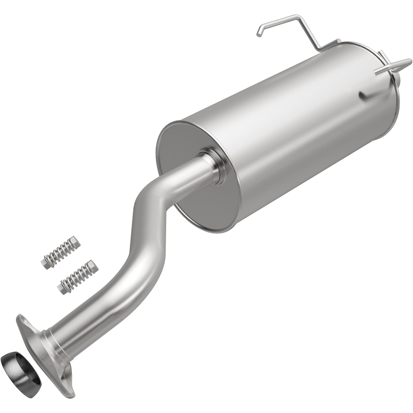 BRExhaust Direct-Fit Steel 1.75 Inch Muffler 108-0091 Mufflers, Direct-Fit, in. Inlet/Outlet, Steel, Aluminized, for use on Honda®, 2.4L, Each