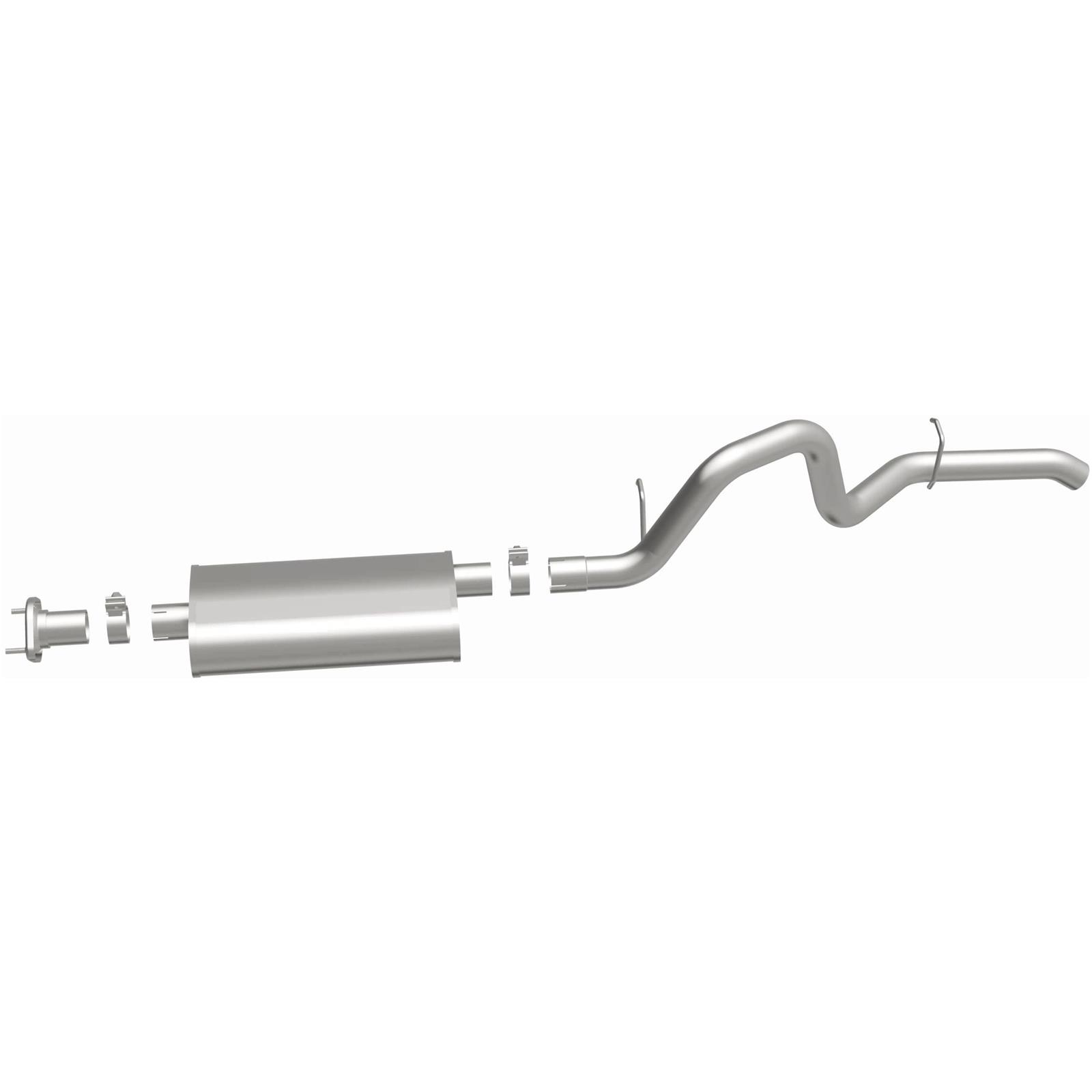 BRExhaust Direct-Fit Exhaust Systems for 1997-2006 WRANGLER - 116-0002 Systems, Direct-Fit, Replacement, OEM Style, Cat-Back, Bolt-On, Stainless Steel, Natural Finish, with Hangers, Hardware, Jeep, Kit thumbnail 4