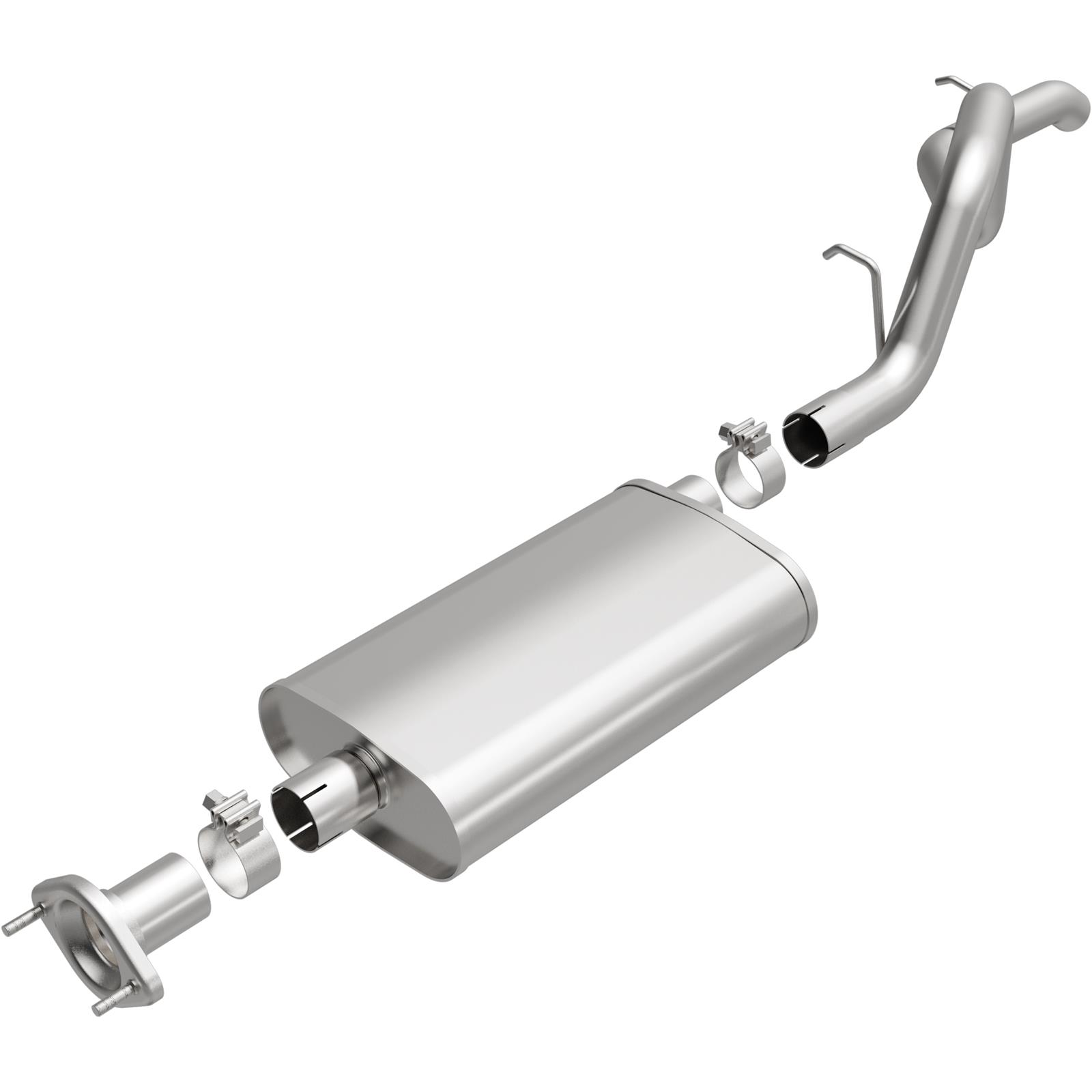 BRExhaust Direct-Fit Exhaust Systems for 1997-2006 WRANGLER - 116-0002 Systems, Direct-Fit, Replacement, OEM Style, Cat-Back, Bolt-On, Stainless Steel, Natural Finish, with Hangers, Hardware, Jeep, Kit thumbnail 5