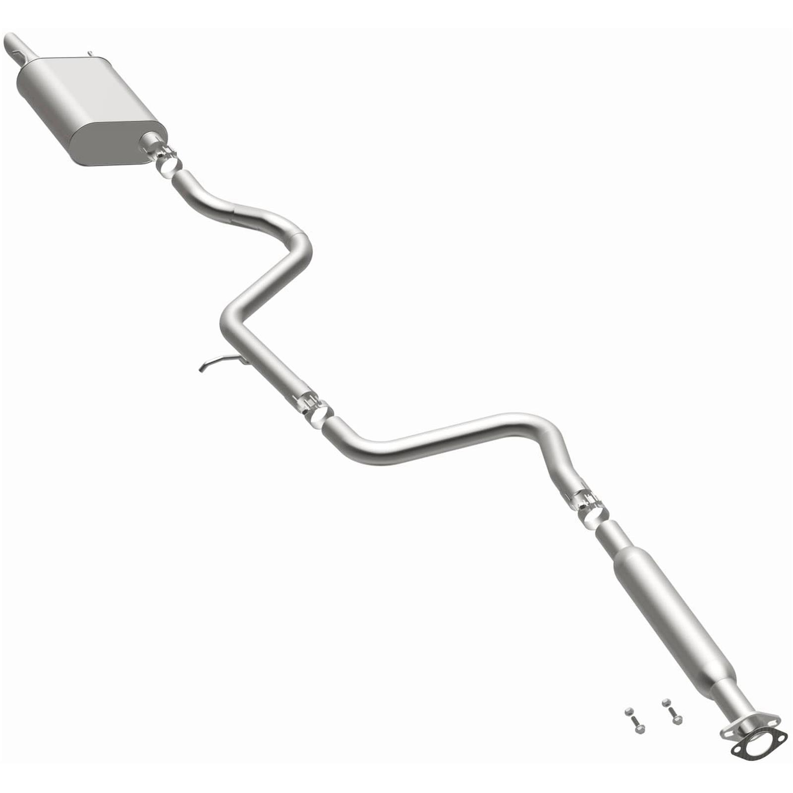 BRExhaust Direct-Fit Exhaust Systems for 2006-2011 IMPALA, 2006-2007 MONTE CARLO - 116-0015 Systems, Direct-Fit, Replacement, OEM Style, Cat-Back, Bolt-On, Stainless Steel, Natural Finish, with Hangers, Hardware, Chevy, Kit thumbnail 2