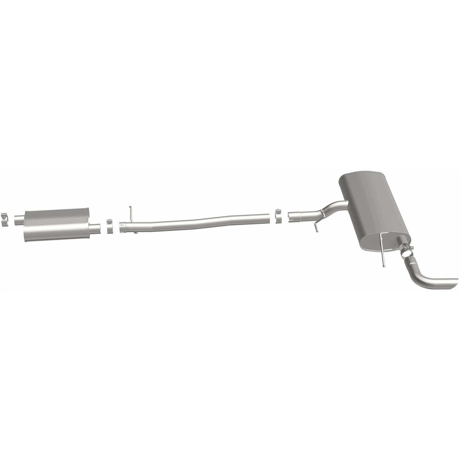 BRExhaust Direct-Fit Exhaust Systems for 2010-2017 EQUINOX, TERRAIN - 116-0020 Systems, Direct-Fit, Replacement, OEM Style, Mid-Section Back, Bolt-On, Stainless Steel, Natural, with Hangers, Hardware, Chevy, GMC, Kit thumbnail 4